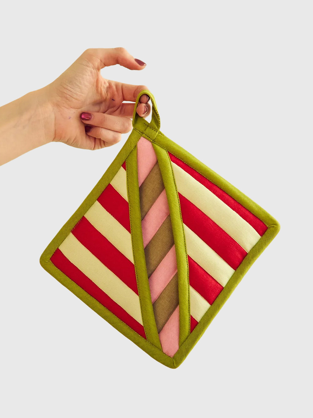 Dusen Dusen Striped Pocket Potholder - Saint Bernard