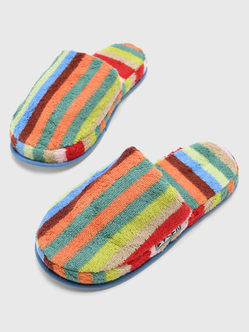 Dusen Dusen Terry Stripe Slipper - Saint Bernard