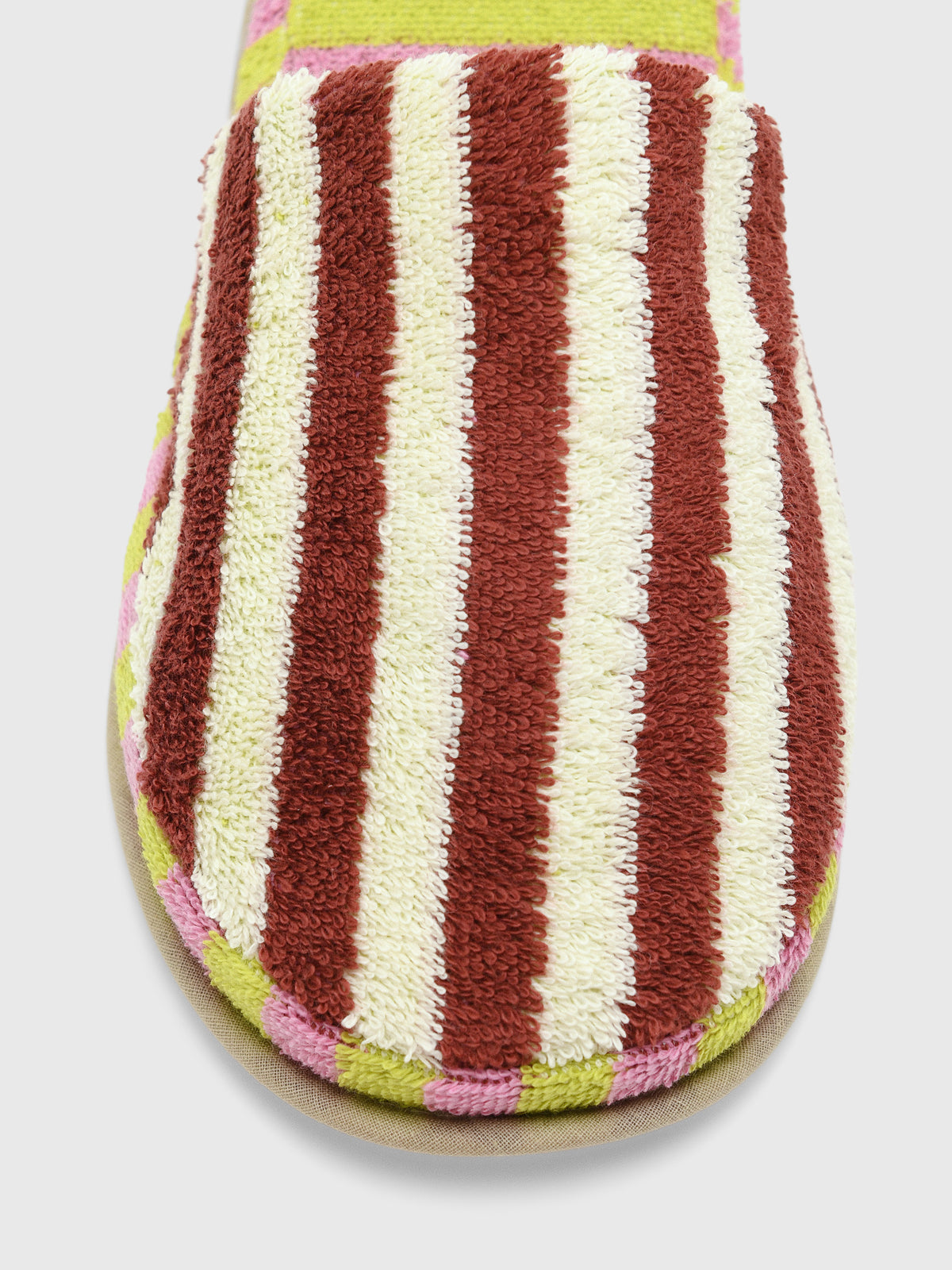 Dusen Dusen Terry Stripe Slipper - Saint Bernard