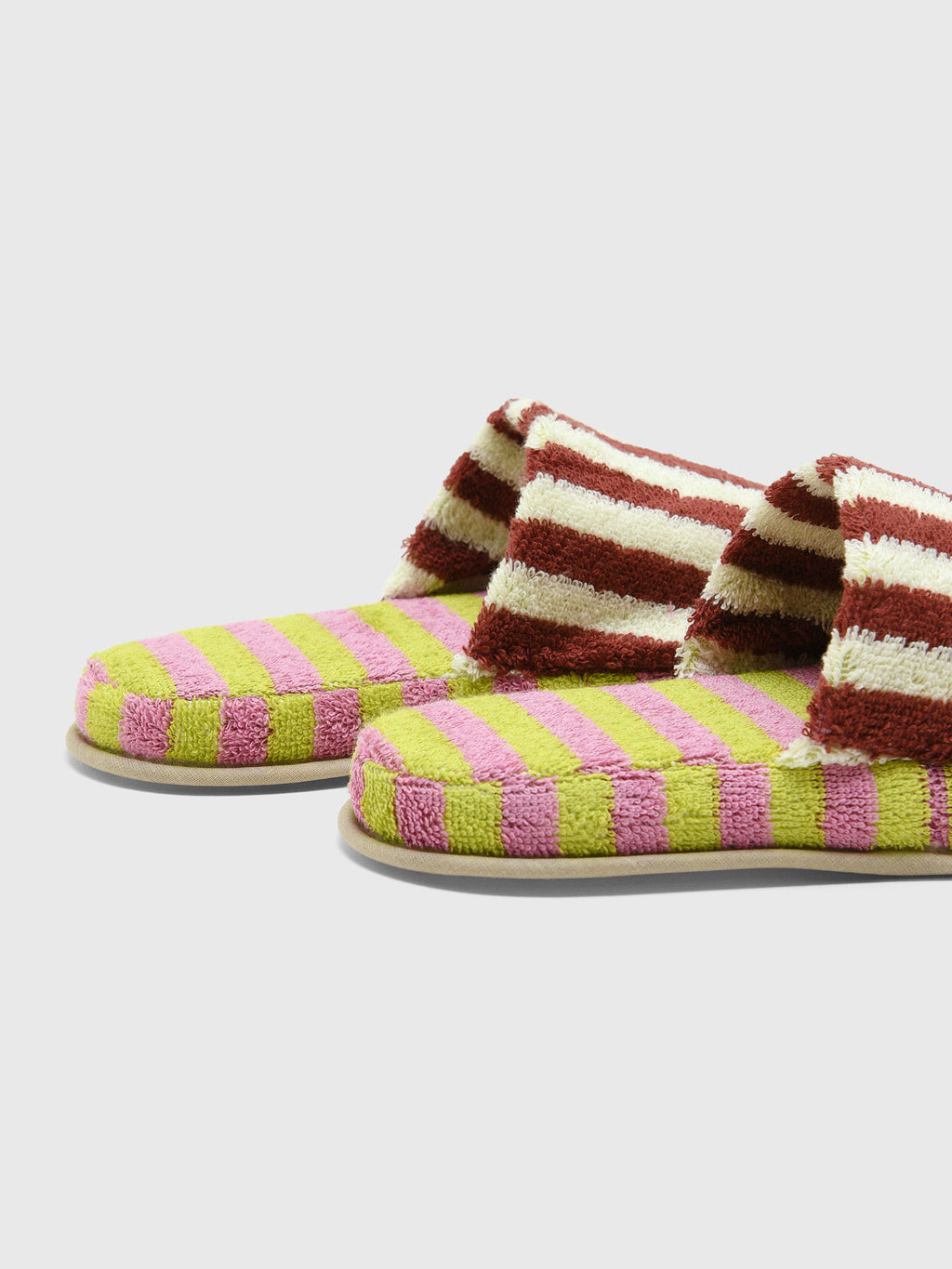 Dusen Dusen Terry Stripe Slipper - Saint Bernard