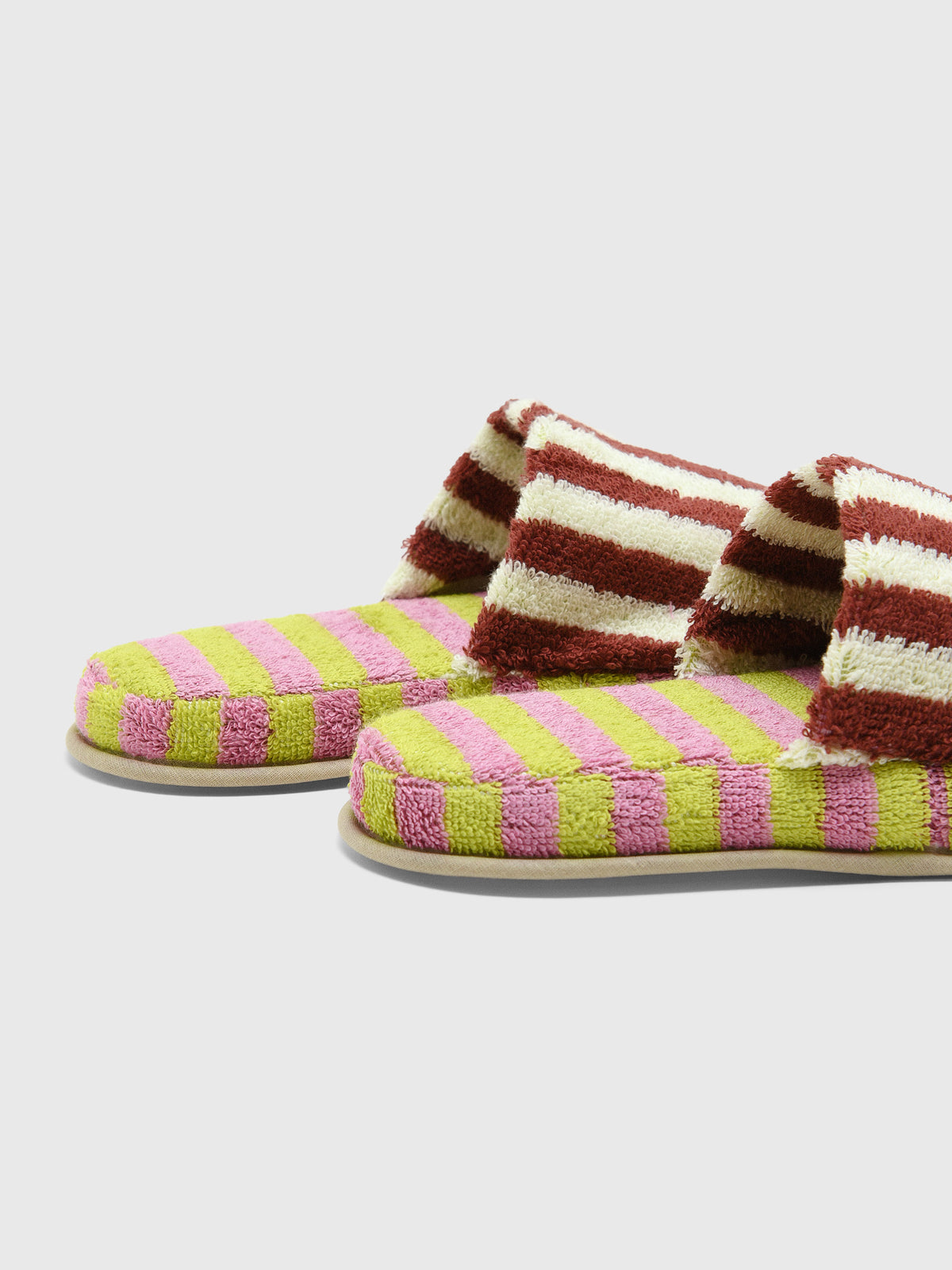 Dusen Dusen Terry Stripe Slipper - Saint Bernard