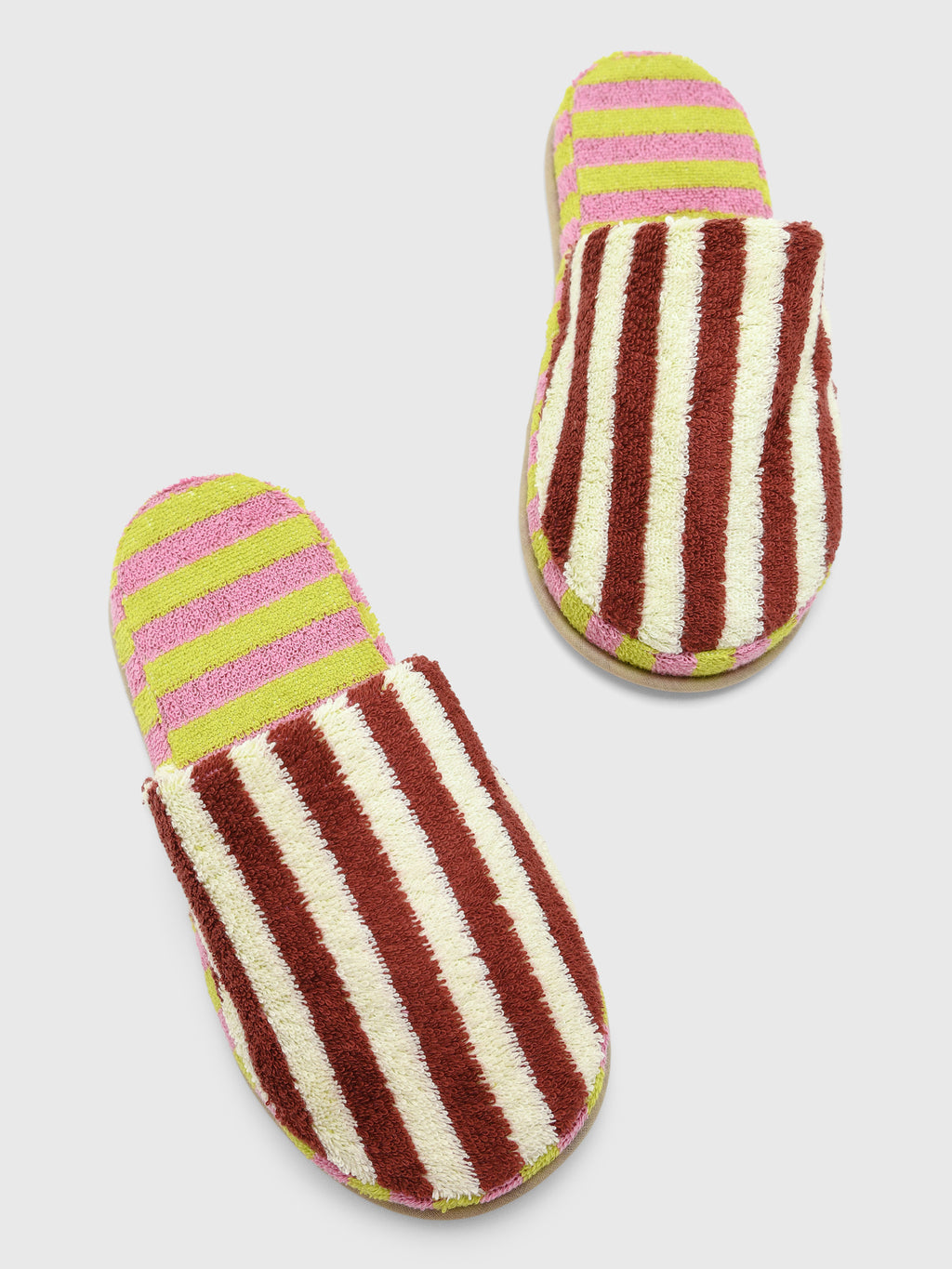 Dusen Dusen Terry Stripe Slipper - Saint Bernard