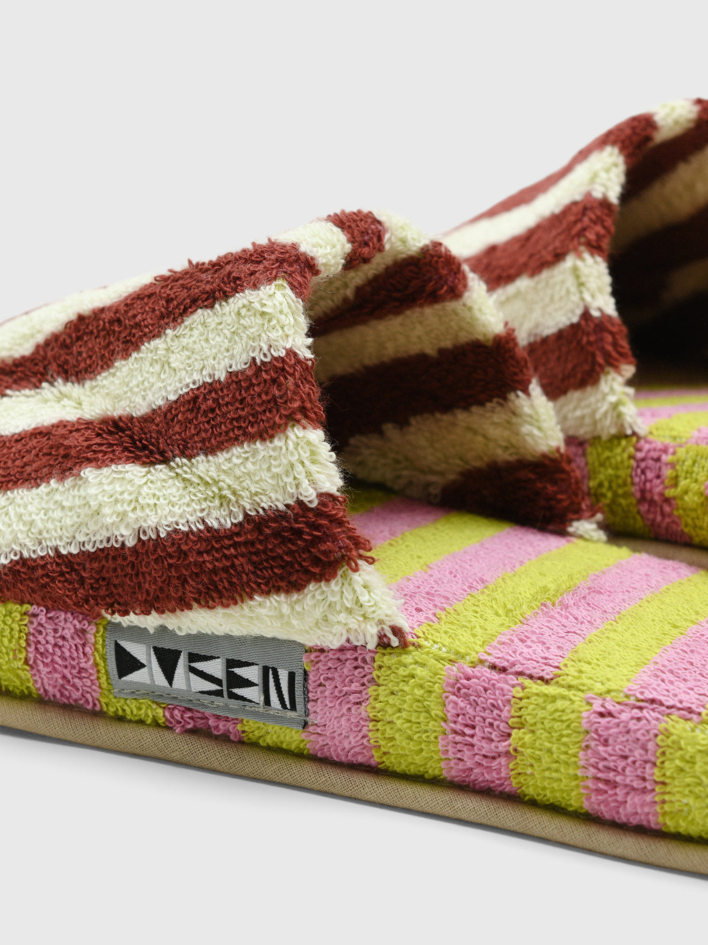 Dusen Dusen Terry Stripe Slipper - Saint Bernard