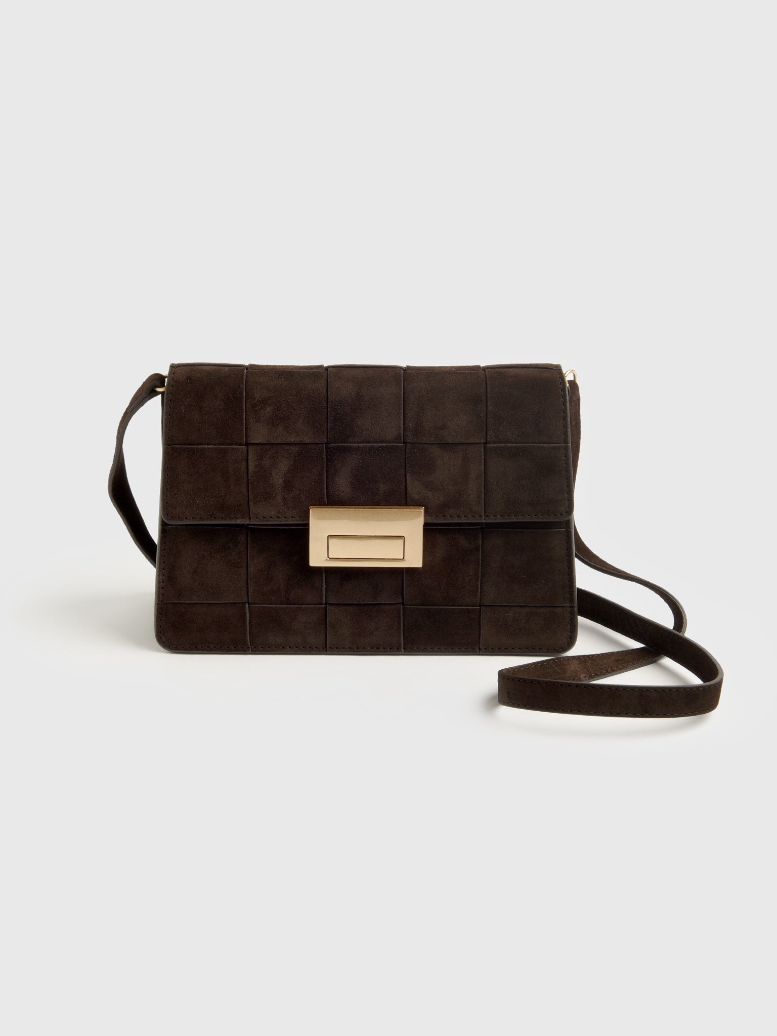 Loeffler Randall Delphine Suede Shoulder Bag - Saint Bernard