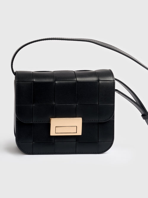 Loeffler Randall Desi Woven Leather Crossbody Bag