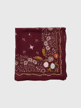 Chan Luu Embroidered Floral Bandana - Saint Bernard