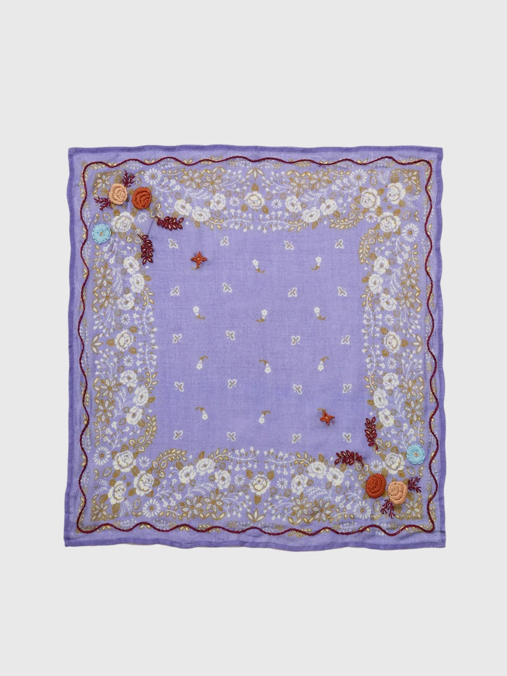 Chan Luu Embroidered Floral Bandana - Saint Bernard