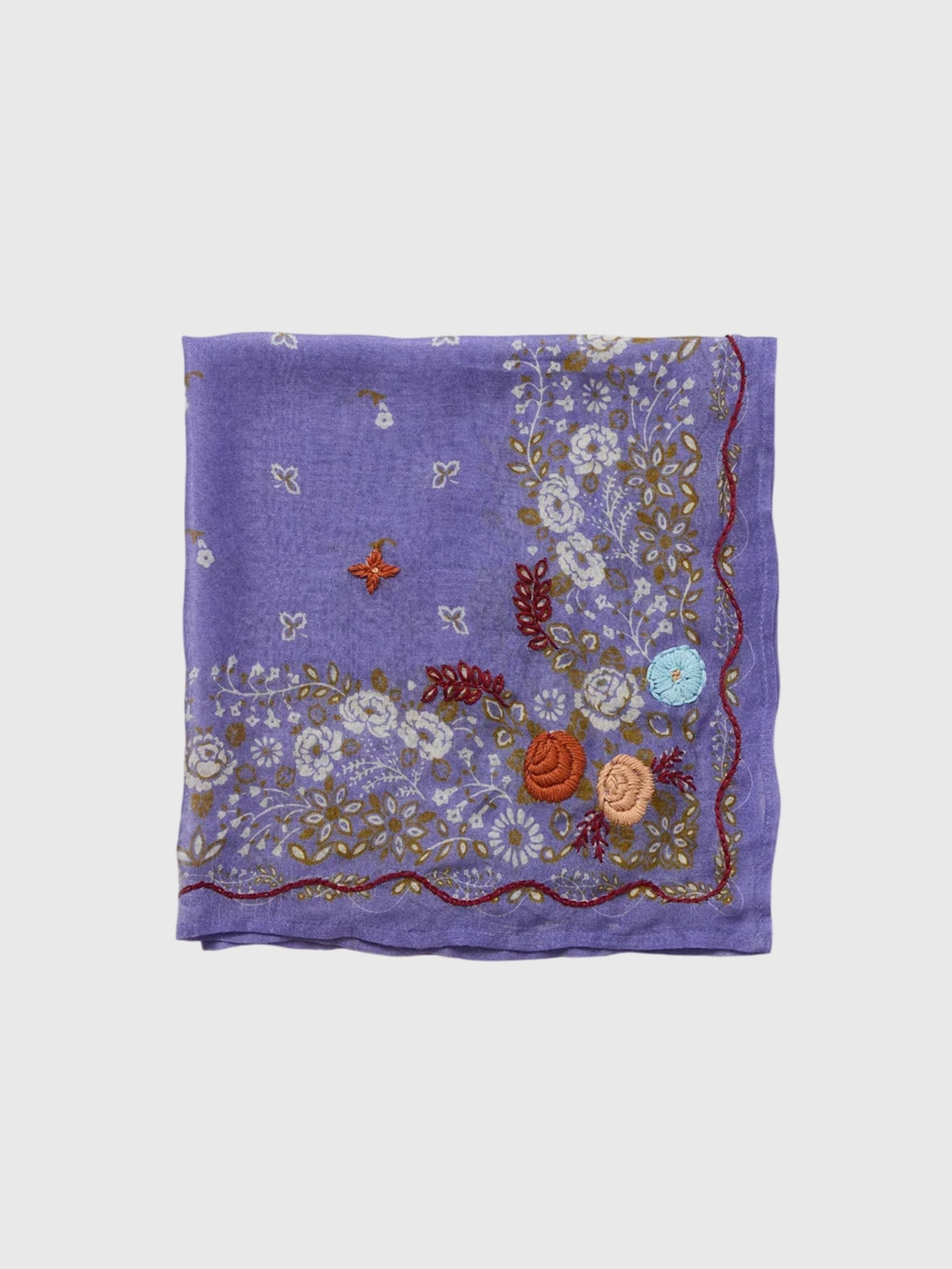 Chan Luu Embroidered Floral Bandana - Saint Bernard