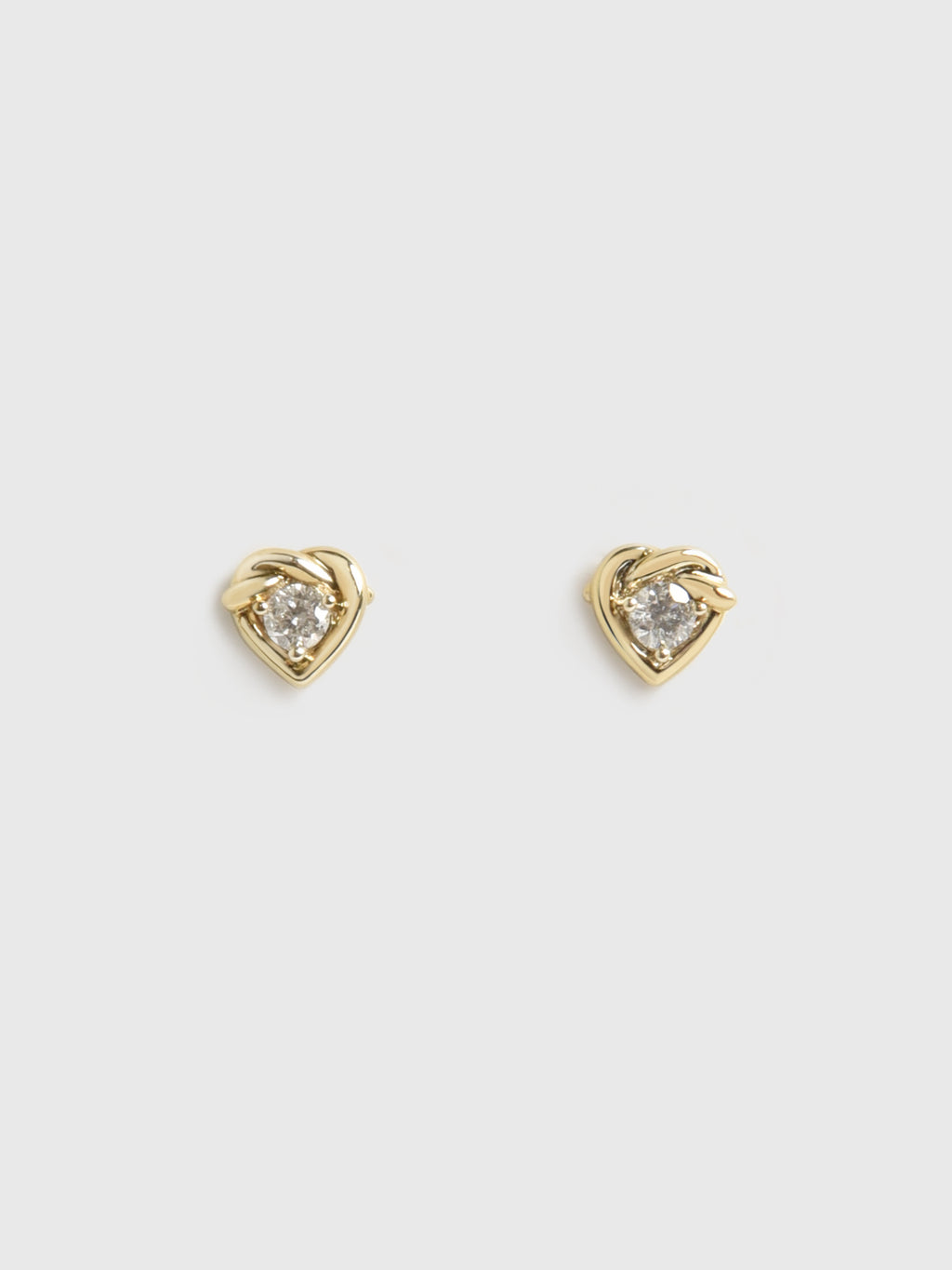 Stone And Strand Tie The Knot Diamond Stud Earrings - Saint Bernard