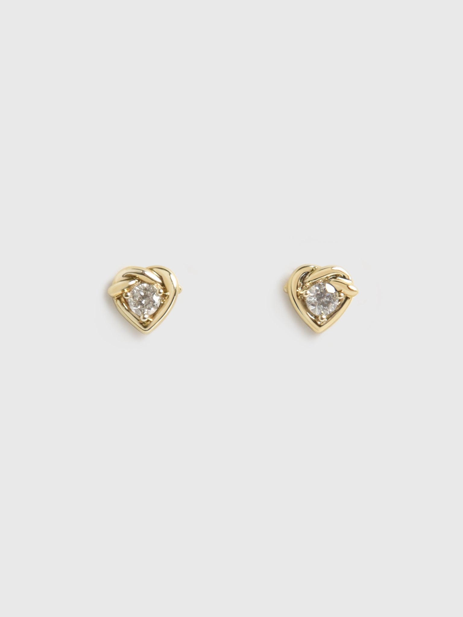 Stone And Strand Tie The Knot Diamond Stud Earrings - Saint Bernard