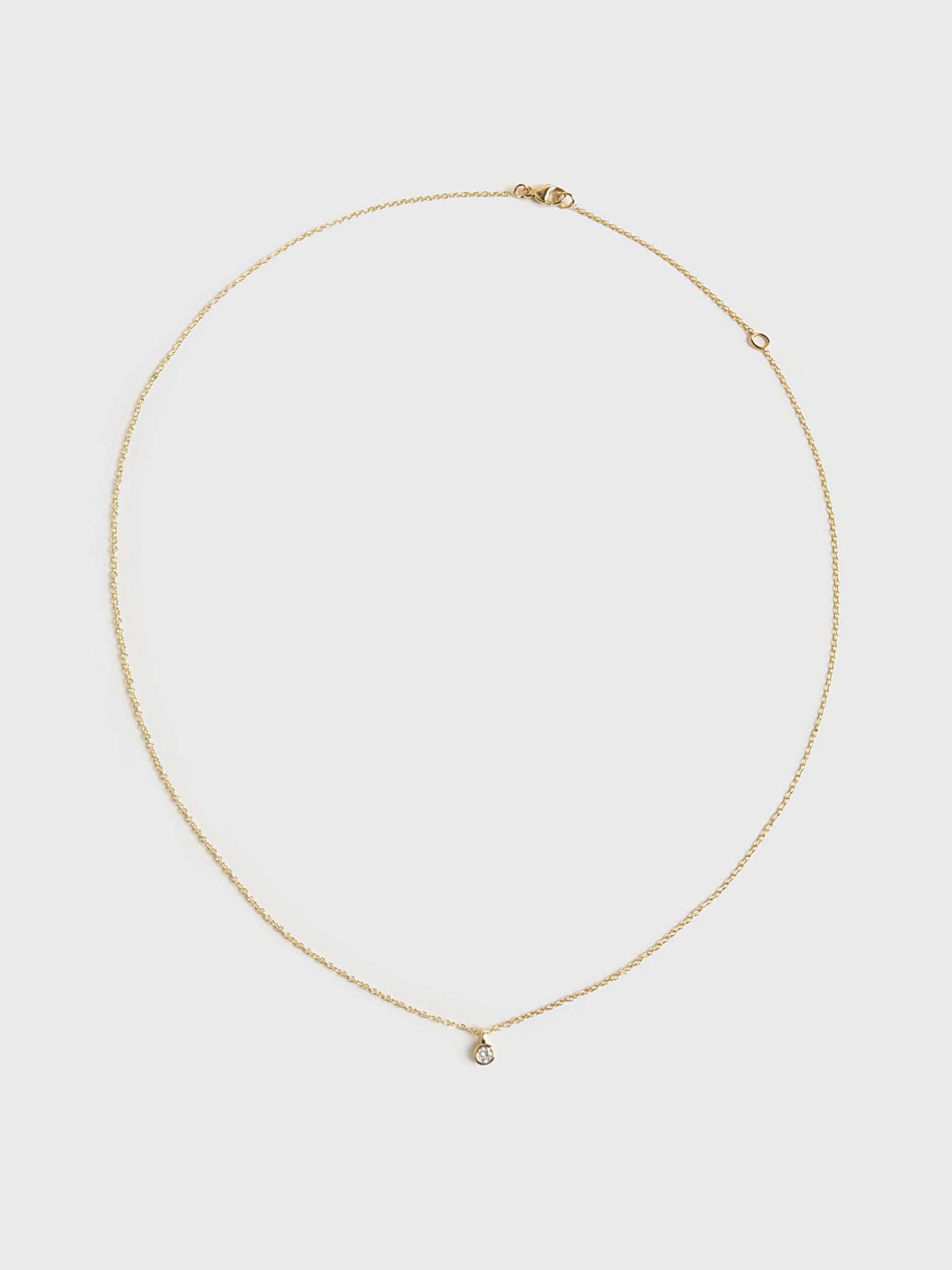 Stone And Strand The Essential Diamond Solitaire Choker - Saint Bernard