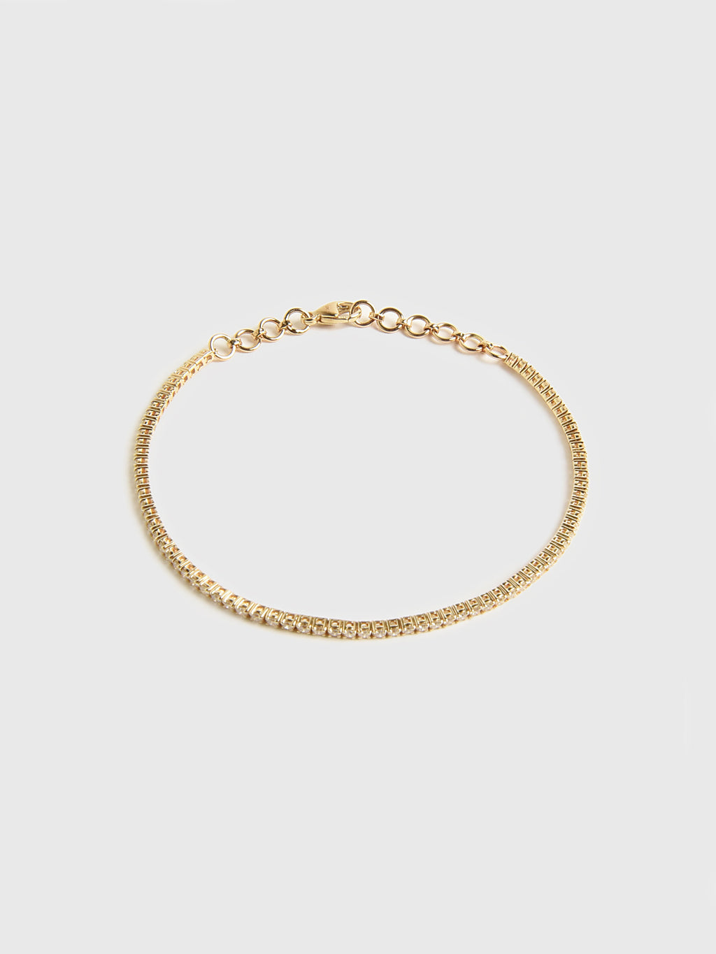Stone And Strand The Essential Dainty Diamond Tennis Bracelet - Saint Bernard