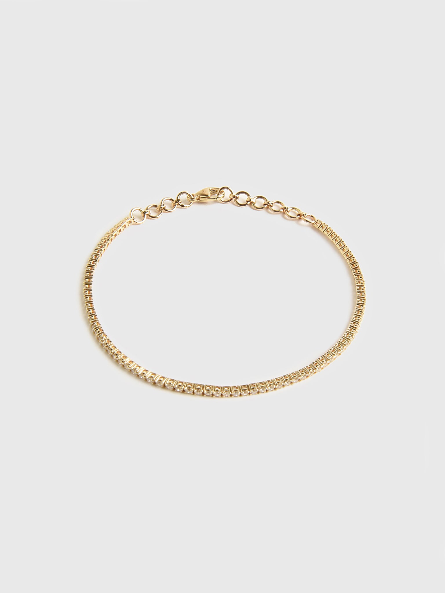 Stone And Strand The Essential Dainty Diamond Tennis Bracelet - Saint Bernard