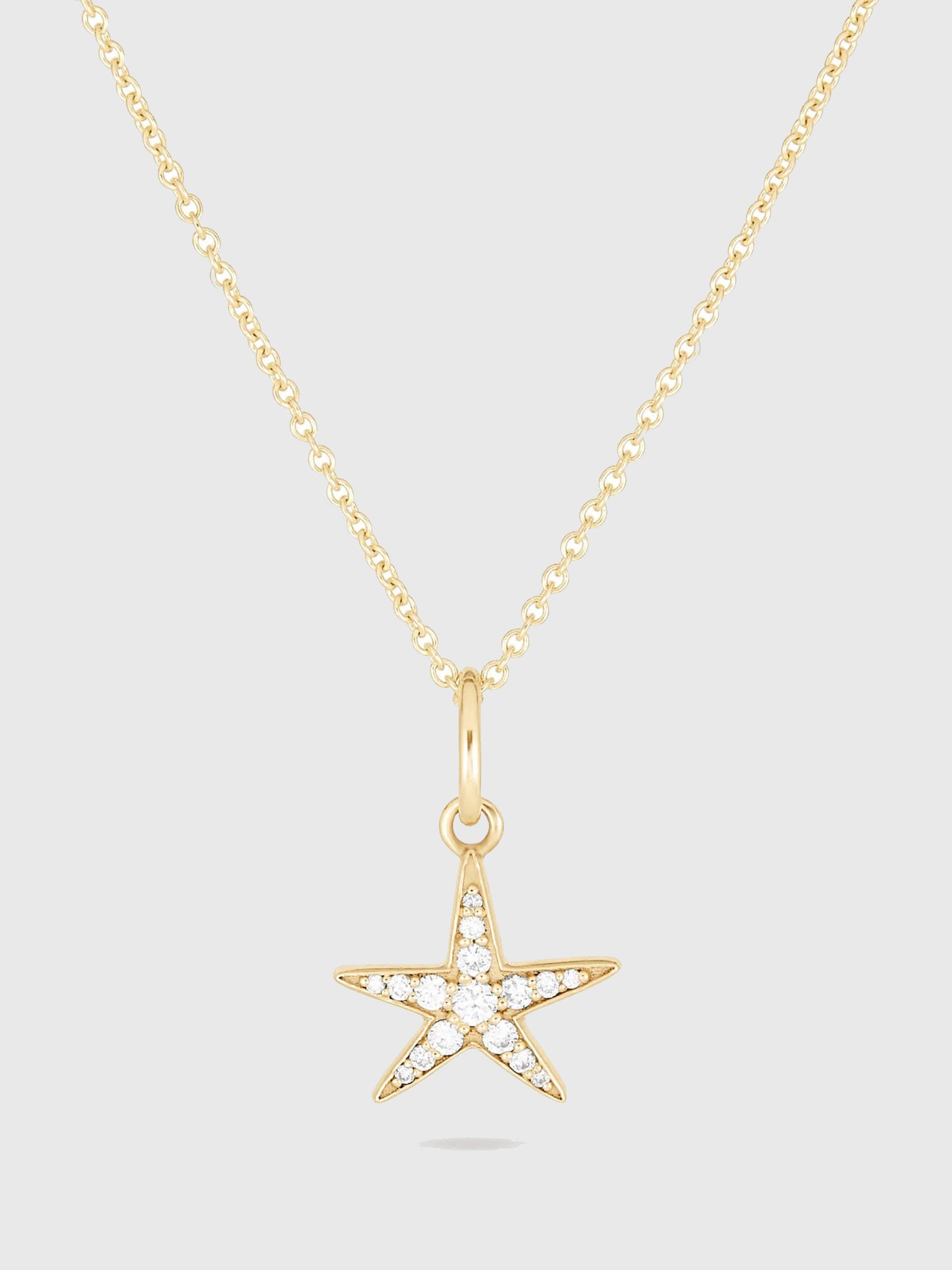 Stone And Strand Lucky Diamond Starfish Necklace - Saint Bernard