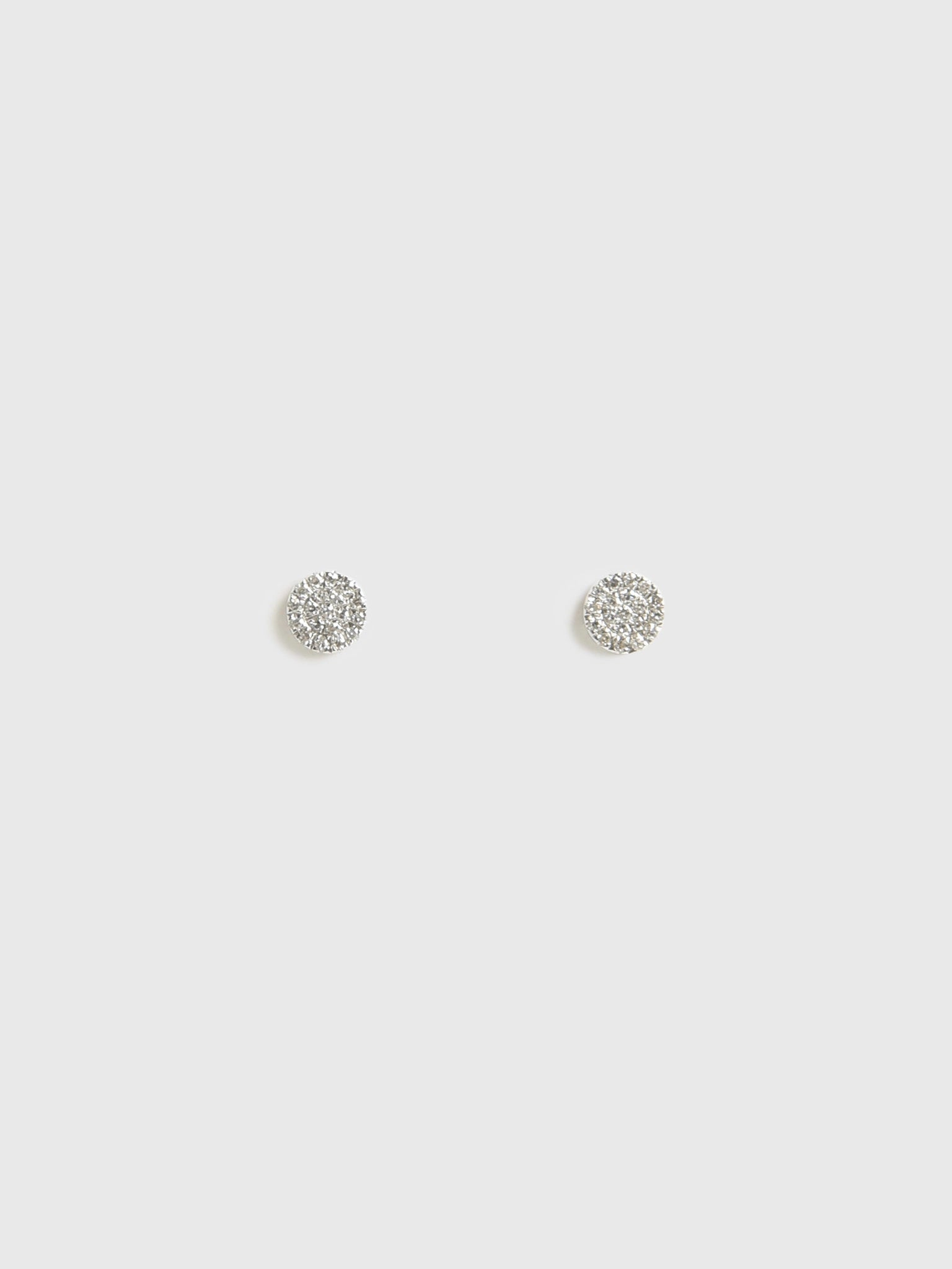 DIAMOND CIRCLE EARRINGSxSILVER-alt2