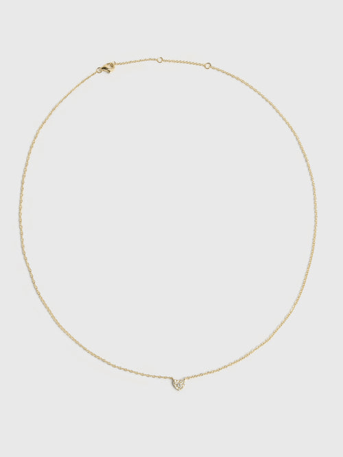Francie B. Diamond Heart Necklace