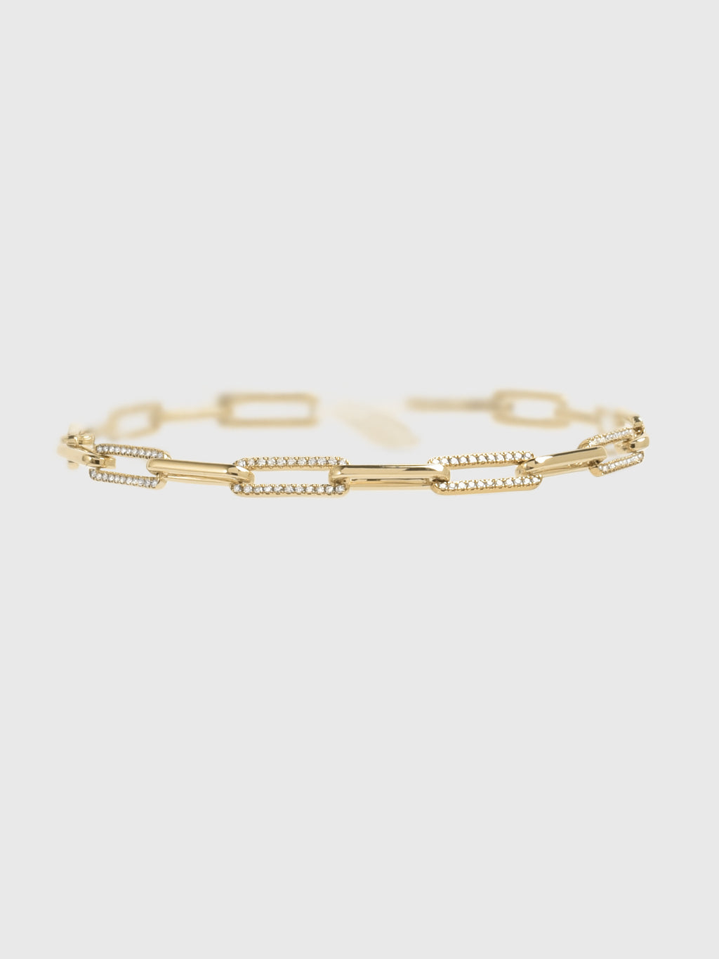 DIAMOND LINK BRACELETxGOLD-alt2