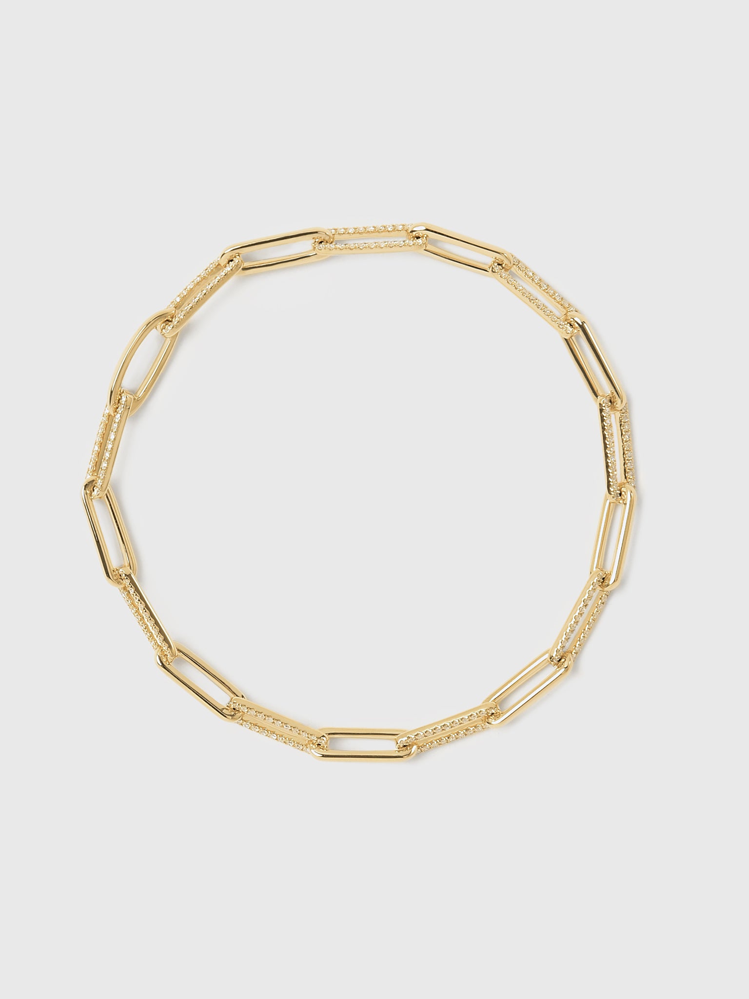 Francie B. Diamond Link Bracelet - Saint Bernard