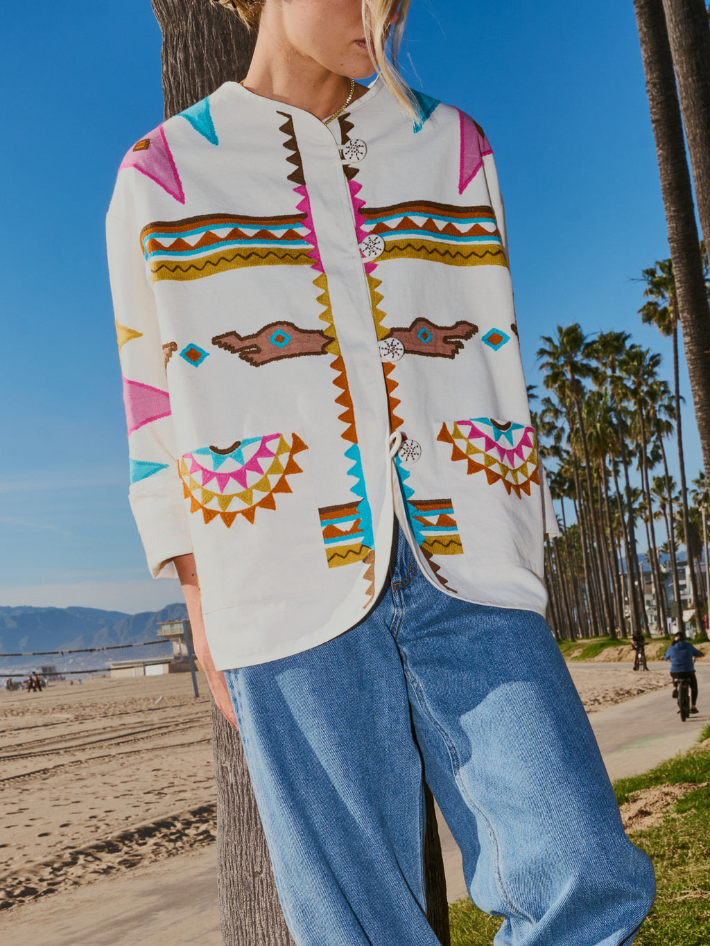 Taieur Women's Dina Navajo Jacket - Saint Bernard