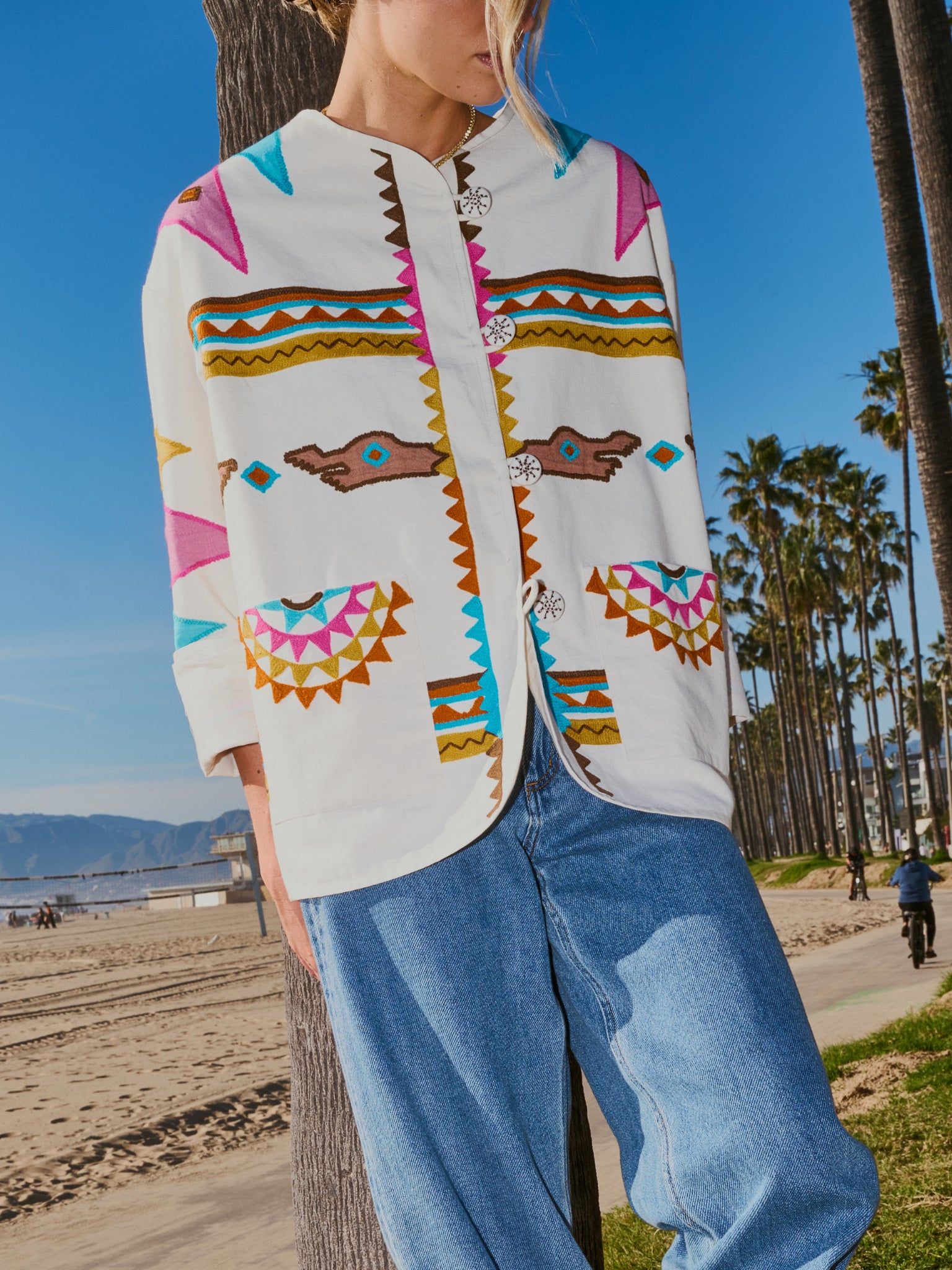 Taieur Women's Dina Navajo Jacket - Saint Bernard