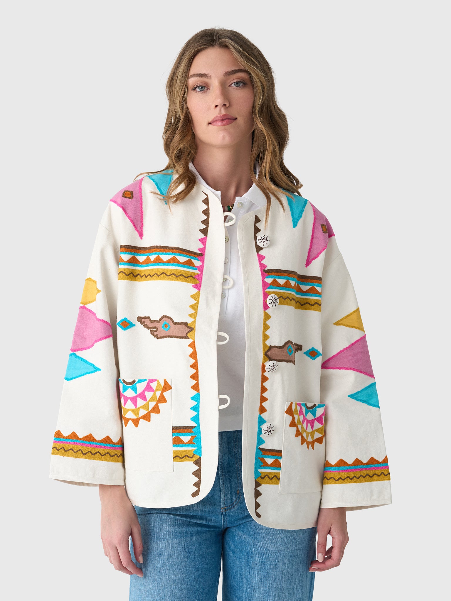 Taieur Women's Dina Navajo Jacket - Saint Bernard