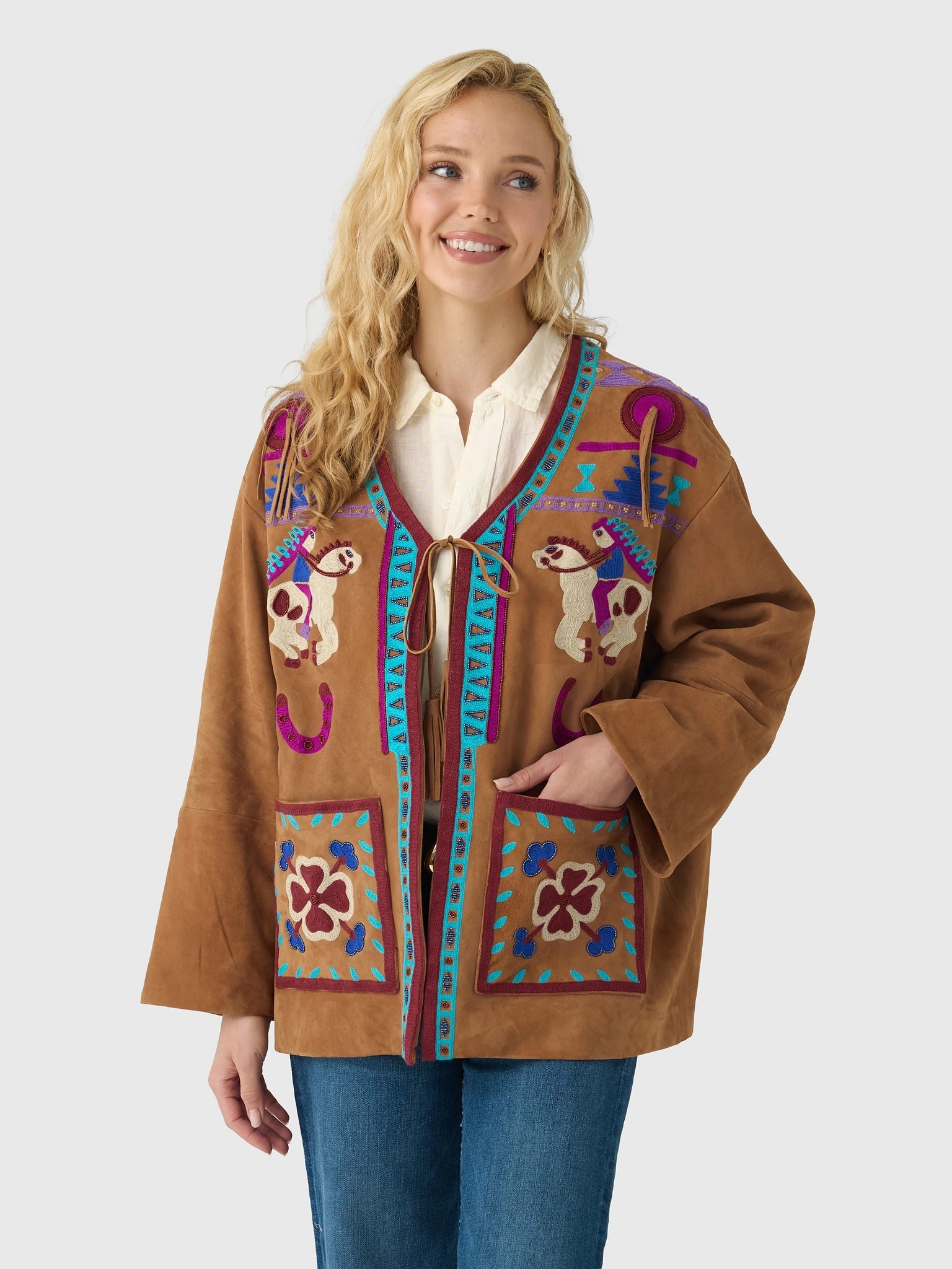 Taieur Women's Dina Western Jacket - Saint Bernard
