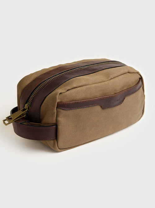 La Boma Waxed Canvas Dop Kit