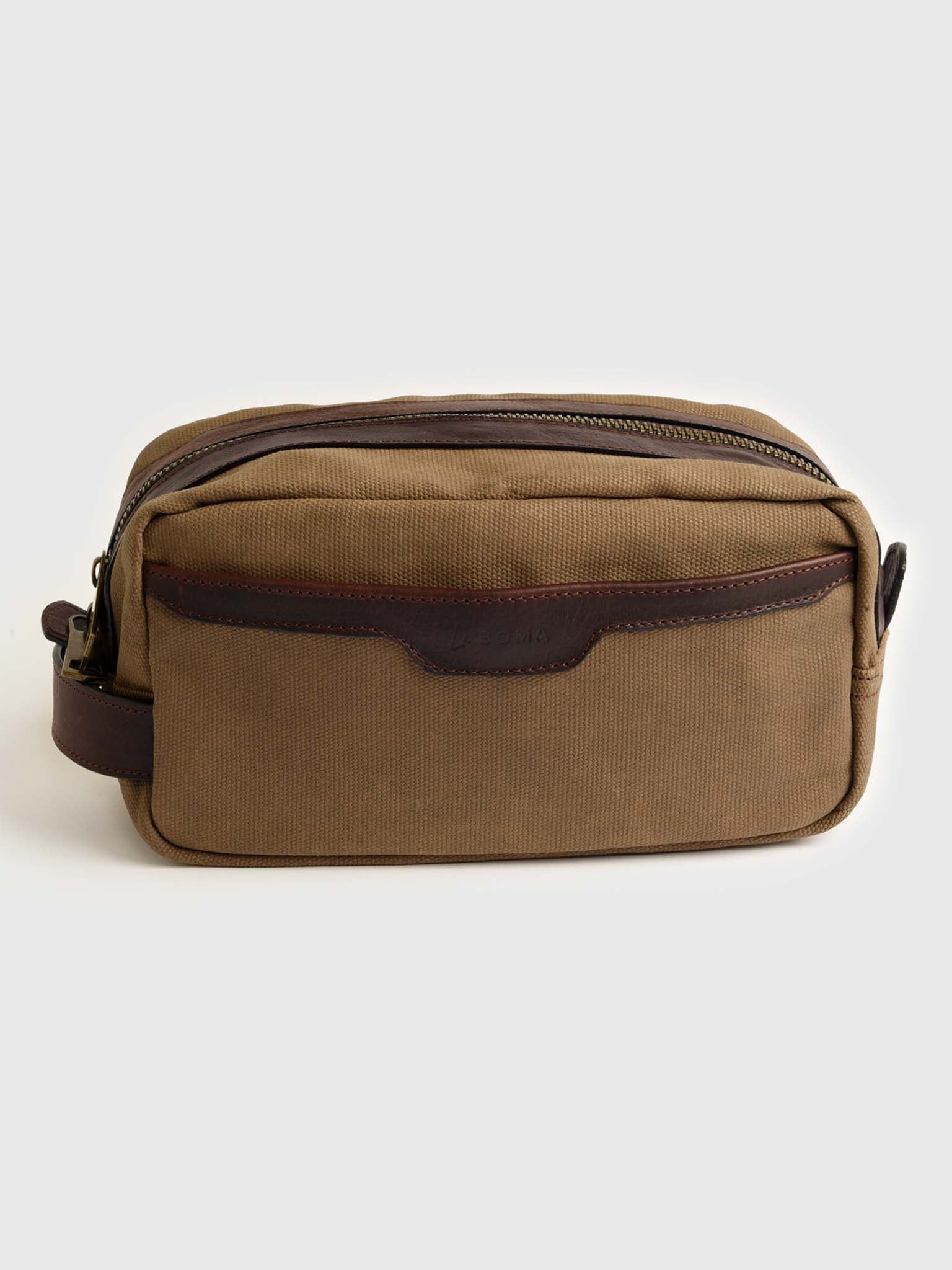 La Boma Waxed Canvas Dop Kit - Saint Bernard