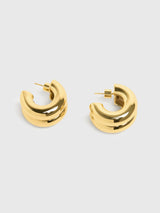 Martha Calvo Double Hoop Earrings - Saint Bernard