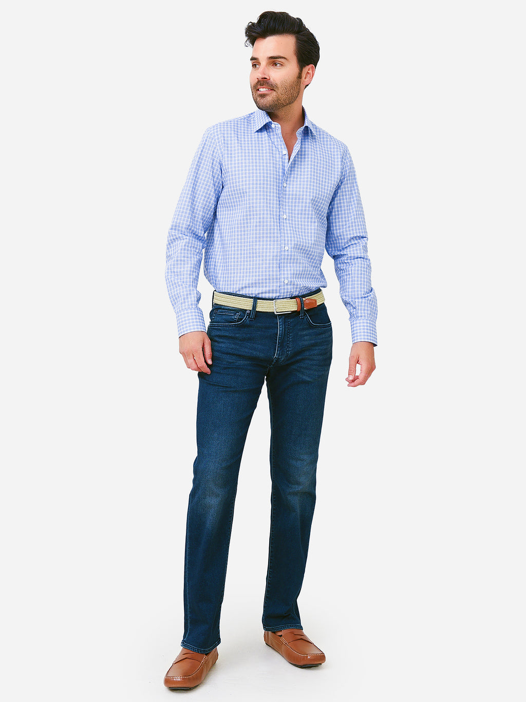 Maria Santangelo Men's Downing Button-Down Shirt - Saint Bernard