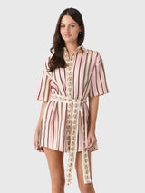 Maggie Marilyn Women's Just Getting Good Shirt Dress - Saint Bernard