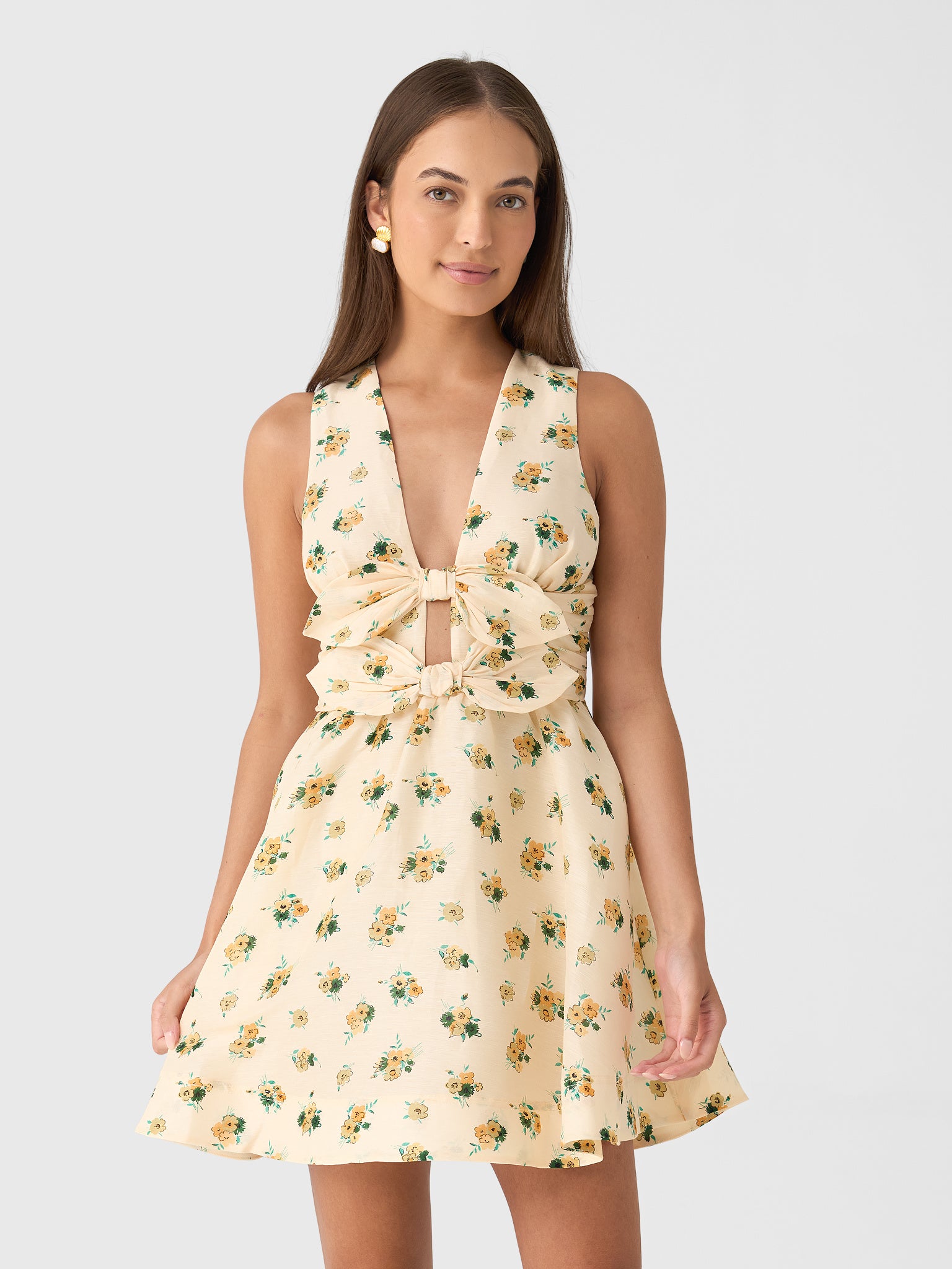 delilah linen dress Lovaan Women's Mini Dress, Neutral, | Size: US10/AU14 Size:Tall -2X Large complete:anissa-blazer-hot-pink Women's 2024 Summer Ruched The sleeveless style showcases