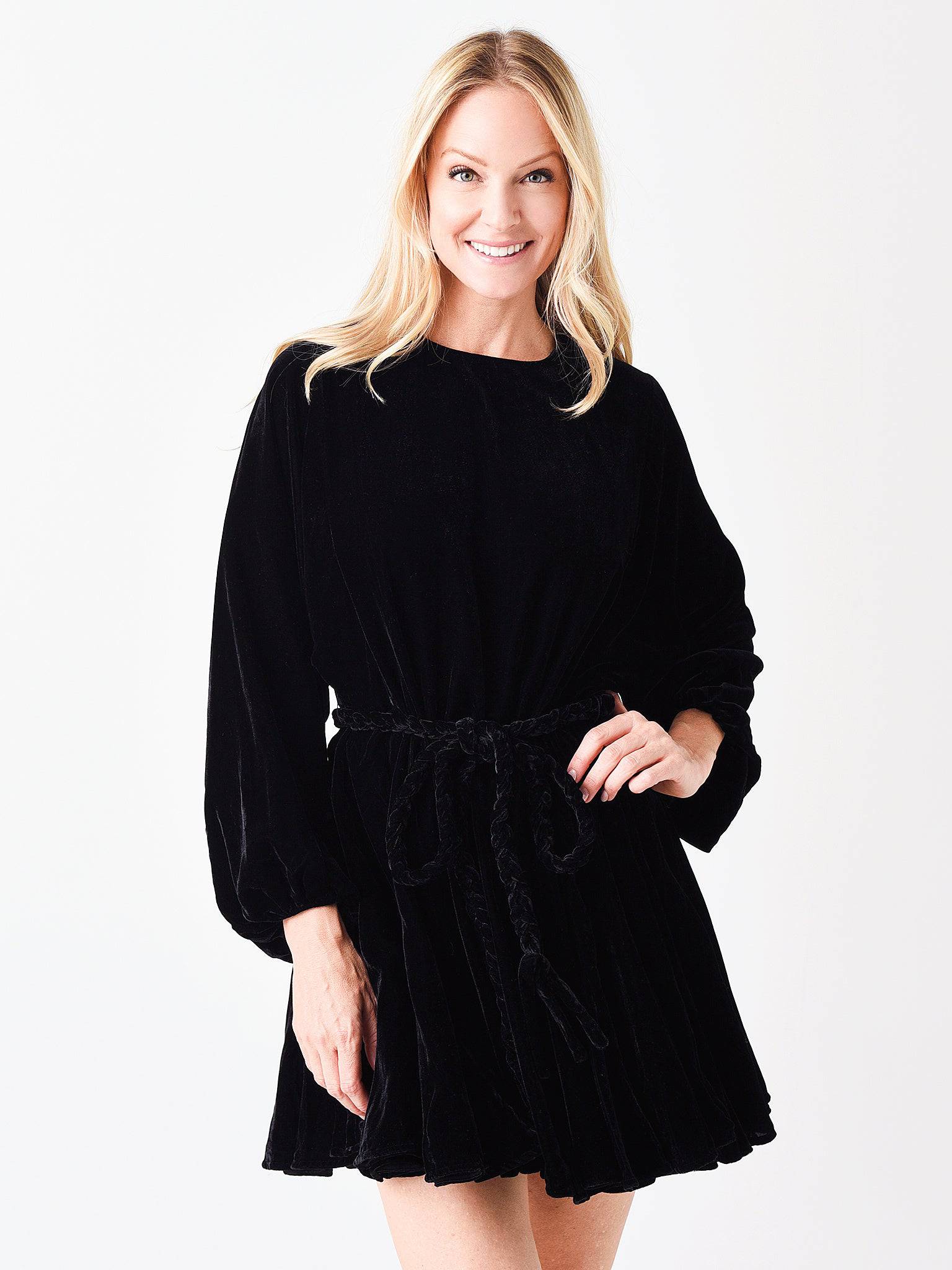 Rhode Women's Velvet Ella Dress - Saint Bernard