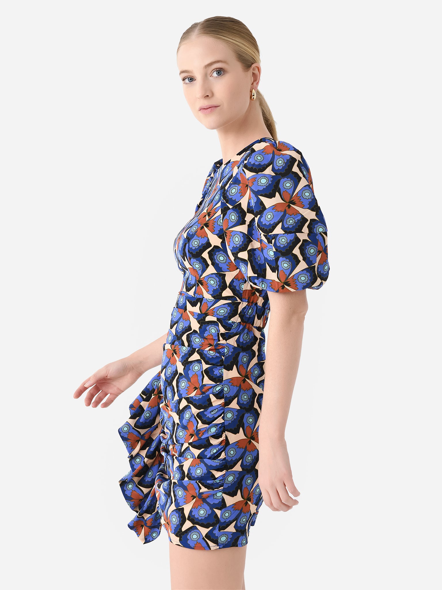rhode pia dress brown RHODE Pia Mini Dress