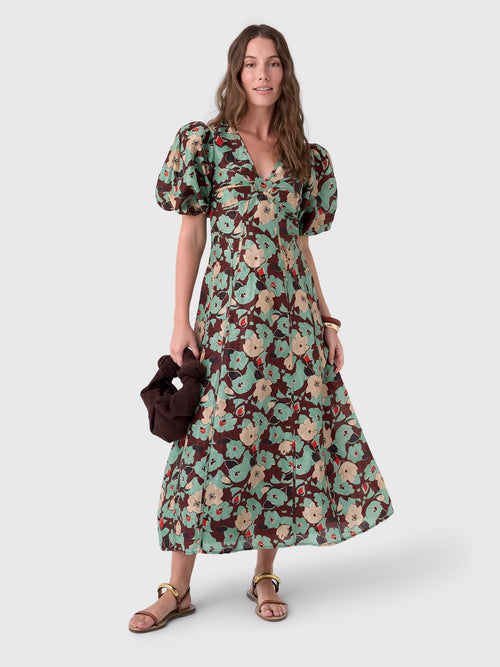 Lovaan Women's Adeline Midi Dress