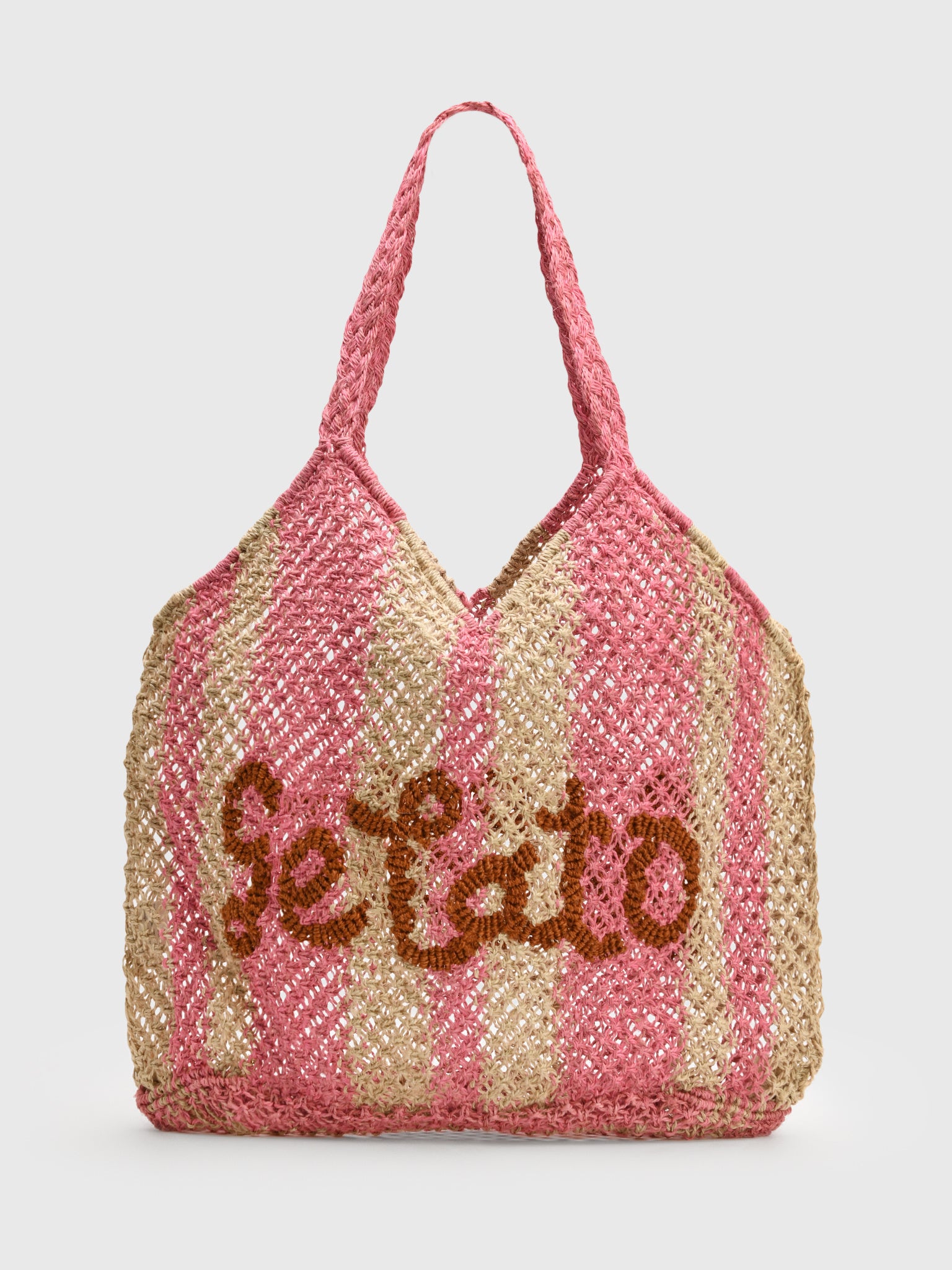 The Jacksons Drew Stripe Tote - Saint Bernard