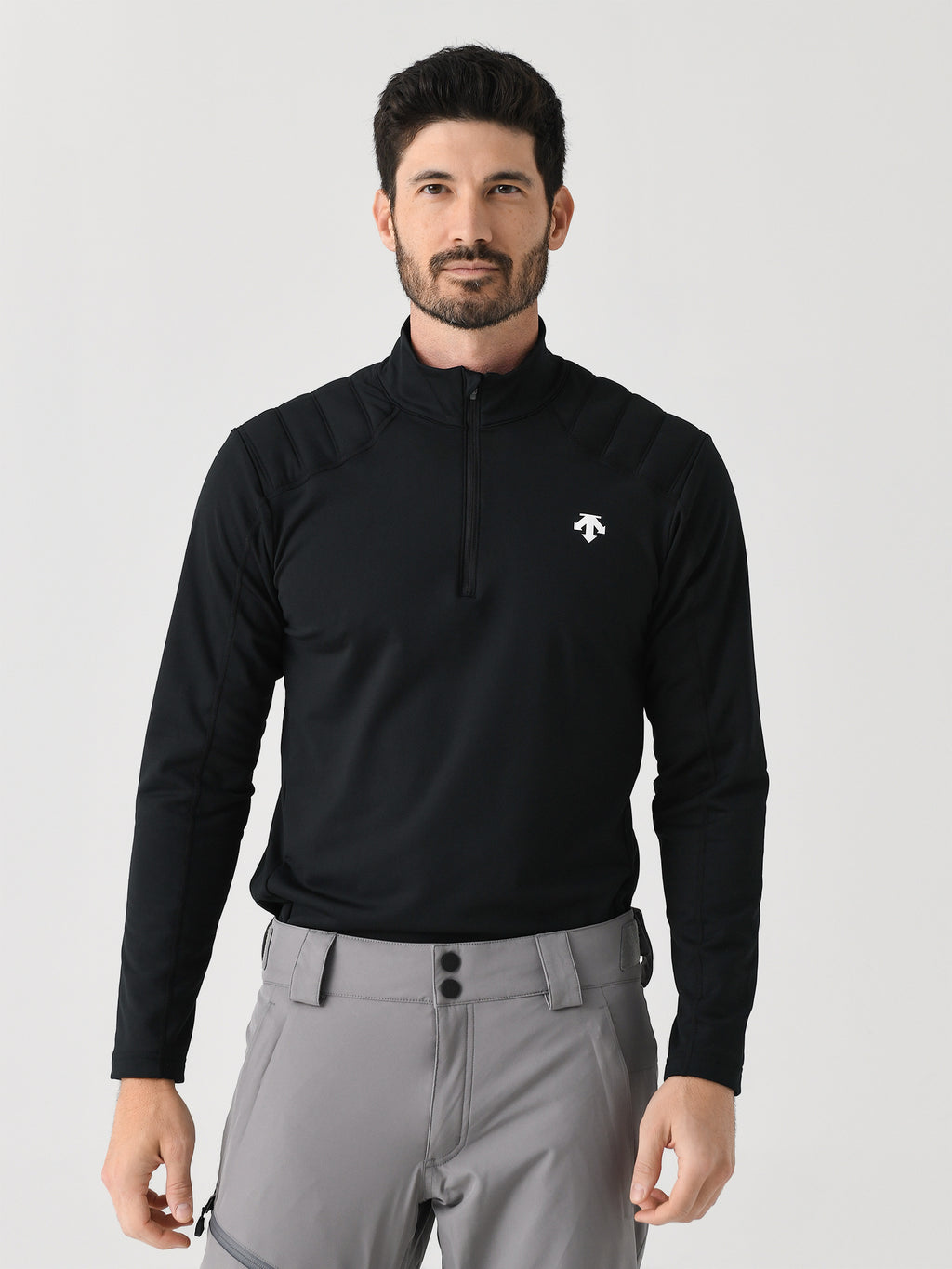 Descente Men's Piccard T-Neck Base Layer Top - Saint Bernard