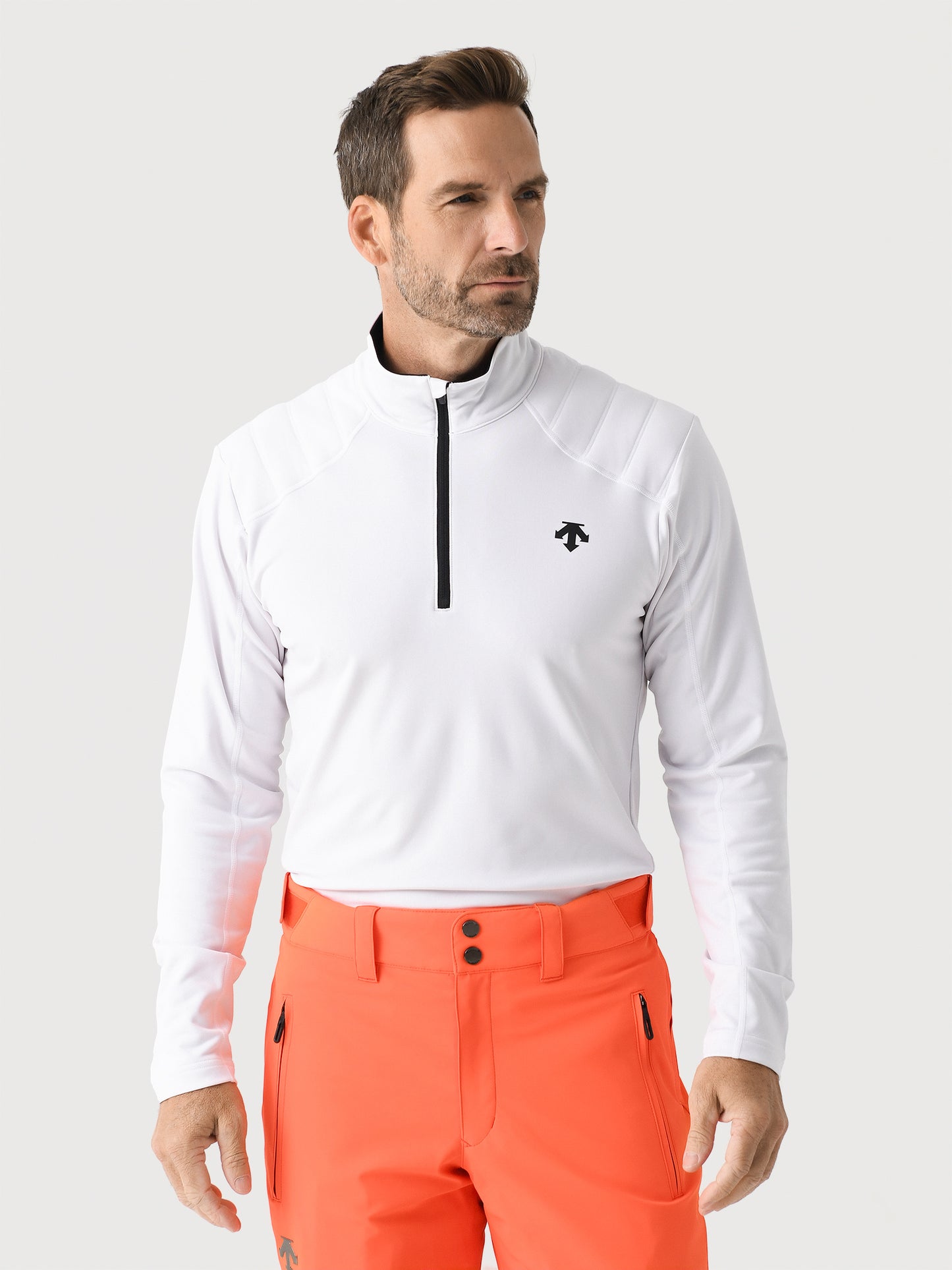 Descente Men's Piccard T-Neck Base Layer Top - Saint Bernard