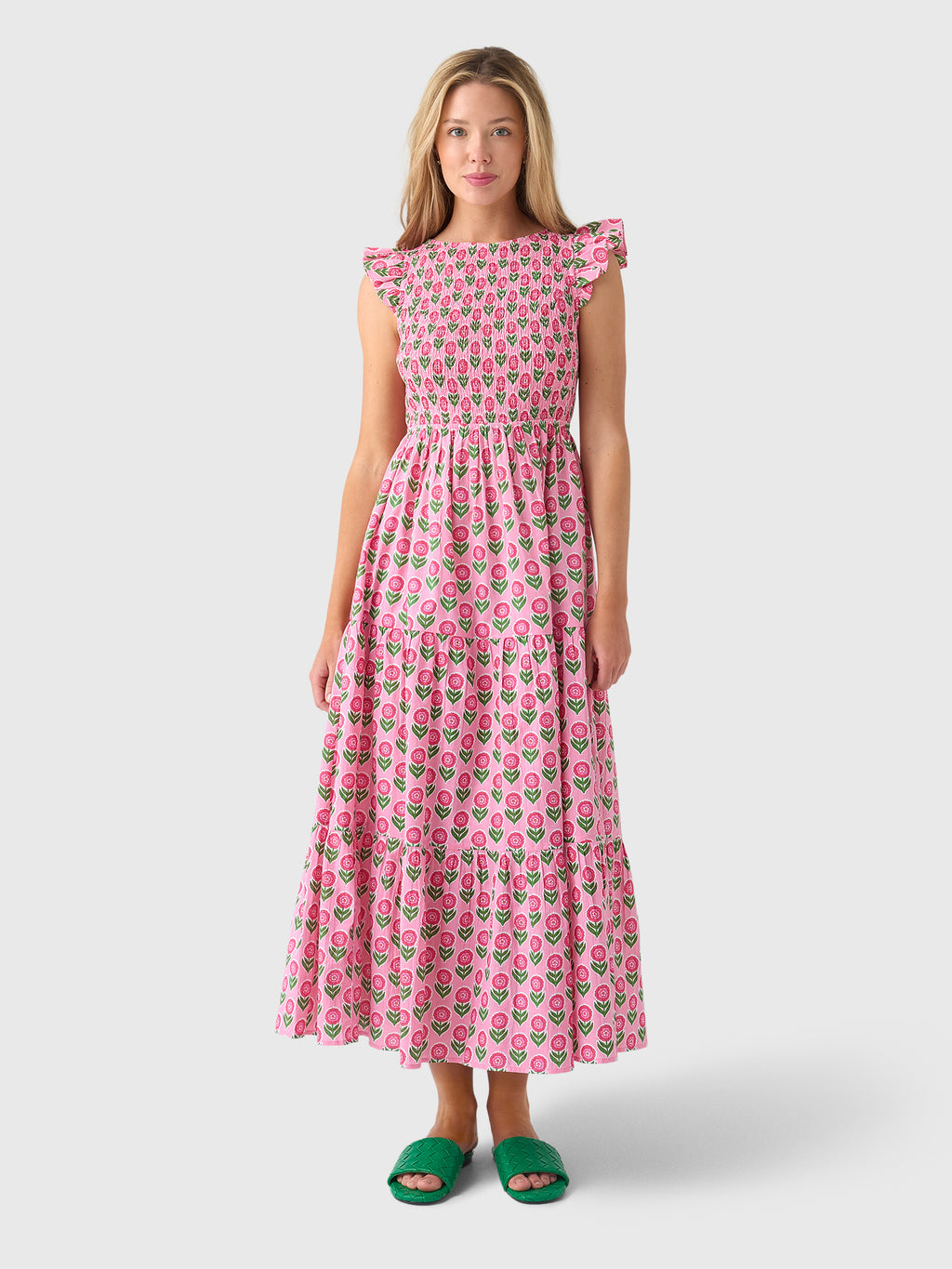 Pink City Prints Women's David Bowie Dress - Saint Bernard