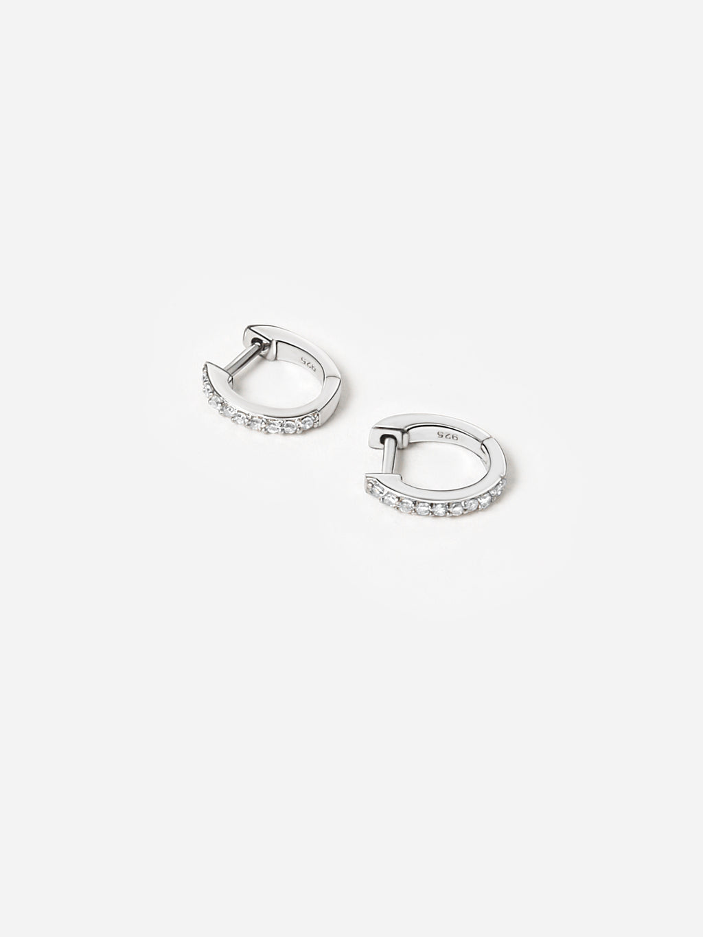 S. Bell Diamond Huggie Earrings - Saint Bernard