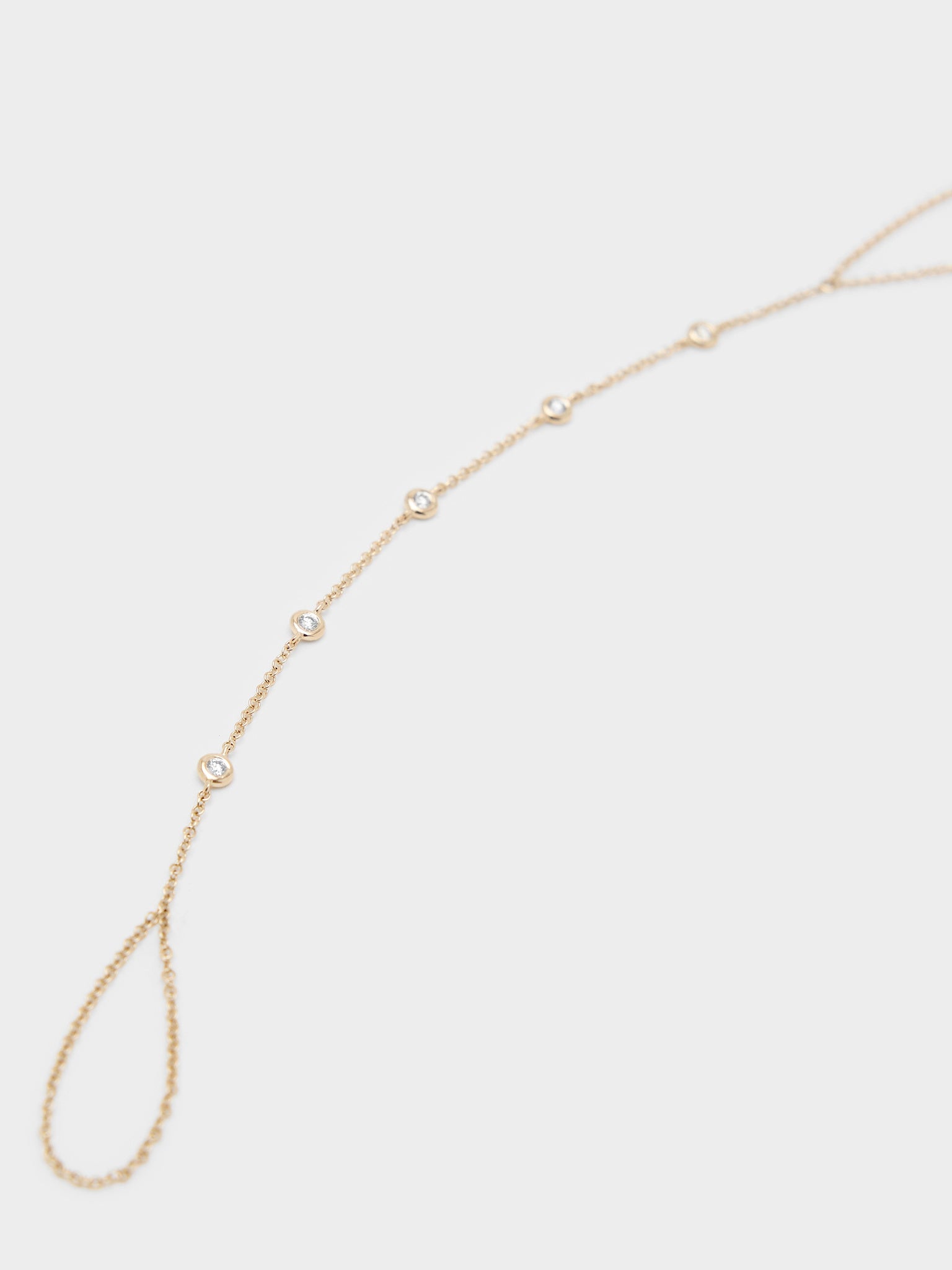 Francie B. Diamond Link Hand Chain - Saint Bernard