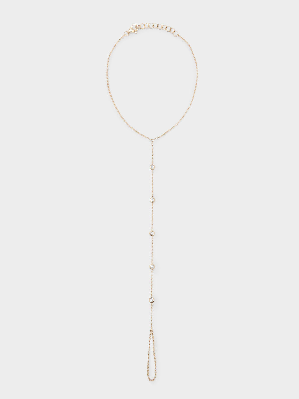 Francie B. Diamond Link Hand Chain - Saint Bernard