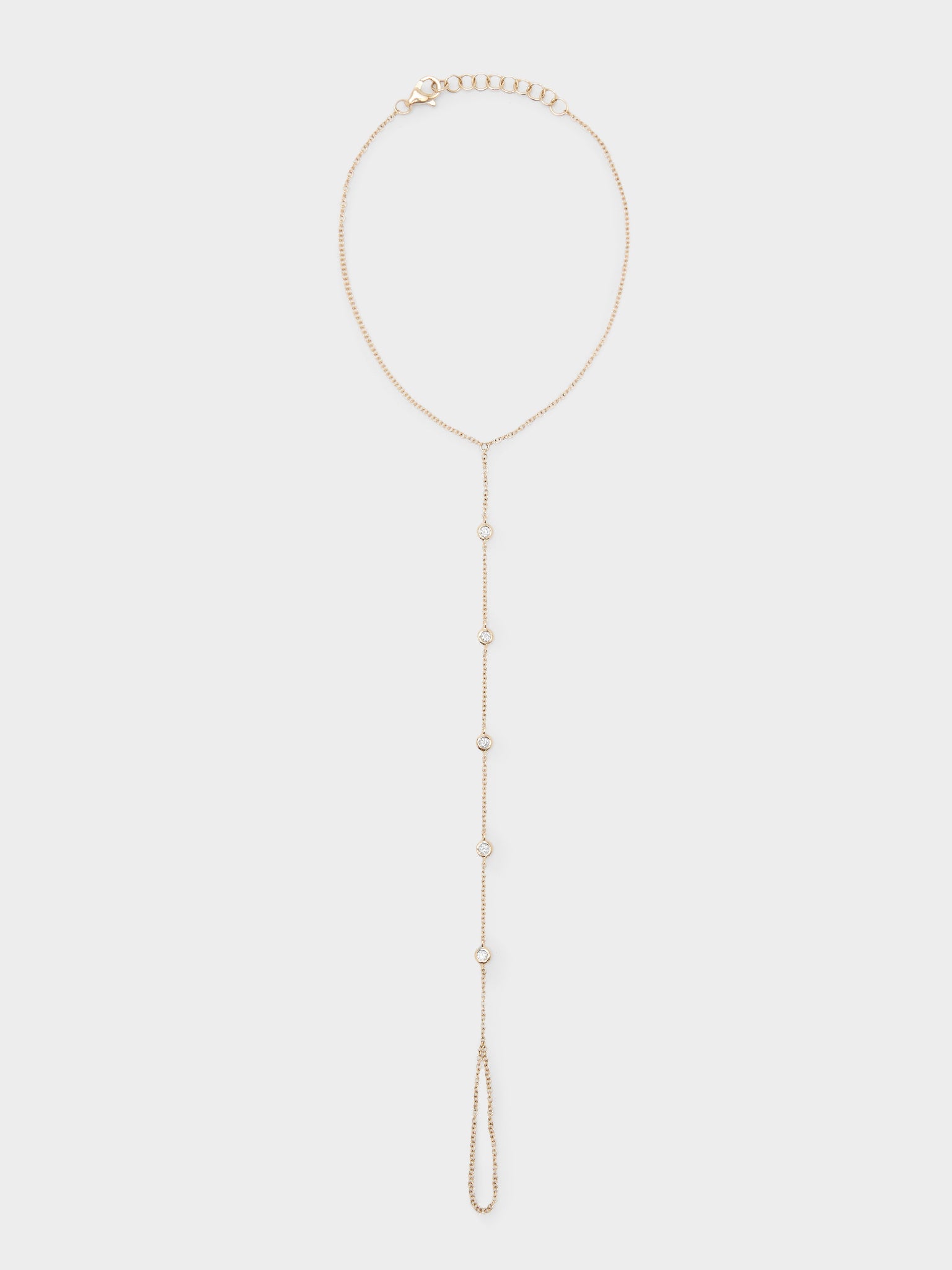 Francie B. Diamond Link Hand Chain - Saint Bernard