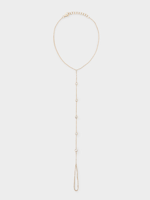 Francie B. Diamond Link Hand Chain