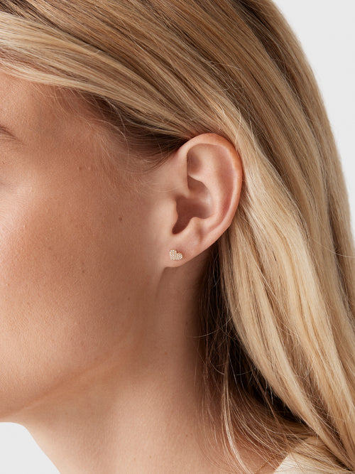 Francie B. Diamond Lover Earrings - Saint Bernard