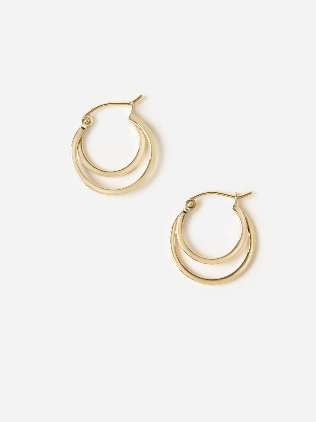 S. Bell Women's Double Huggie Earrings - Saint Bernard