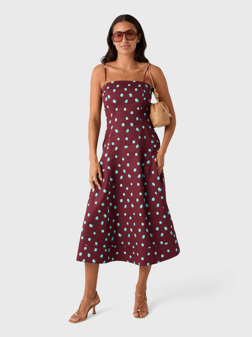 Rosie Assoulin Women's Drop Me a Note Dress - Saint Bernard