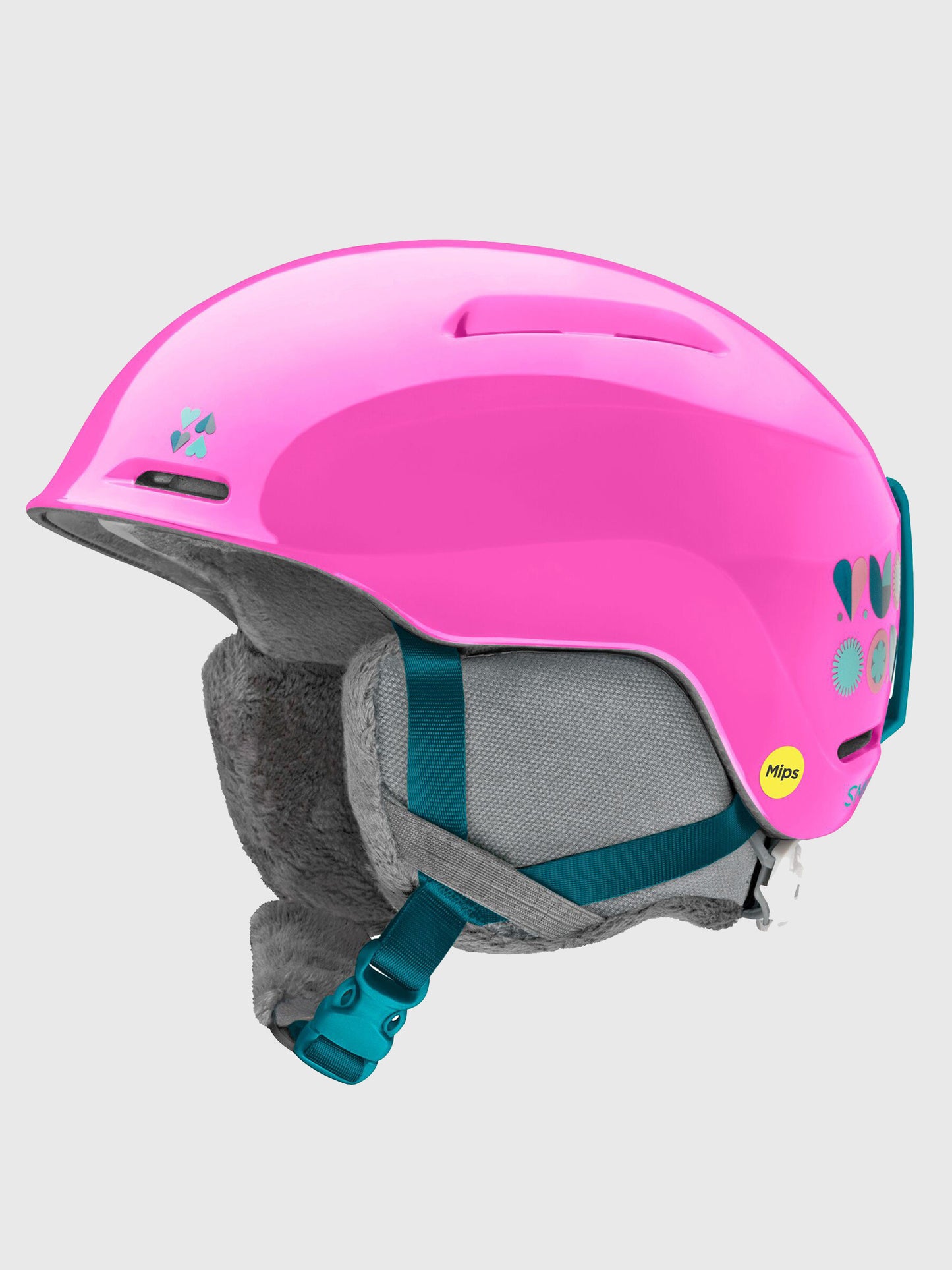 Smith Kids' Glide Jr. MIPS Snow Helmet - Saint Bernard