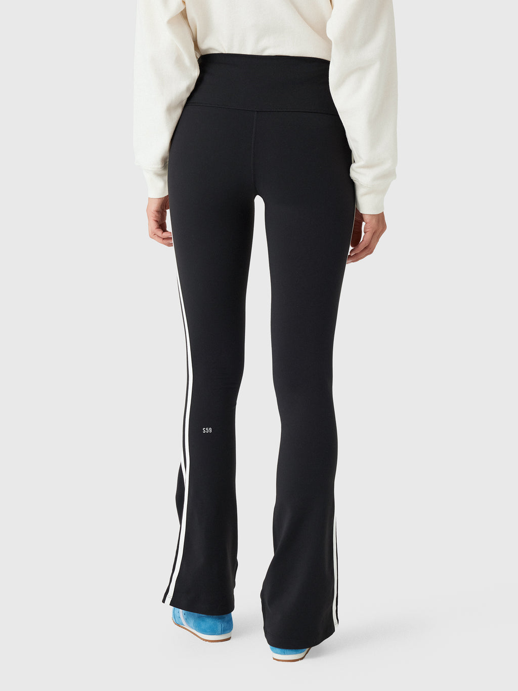 Splits59 Women's Raquel High Waist Flared 32" Legging - Saint Bernard