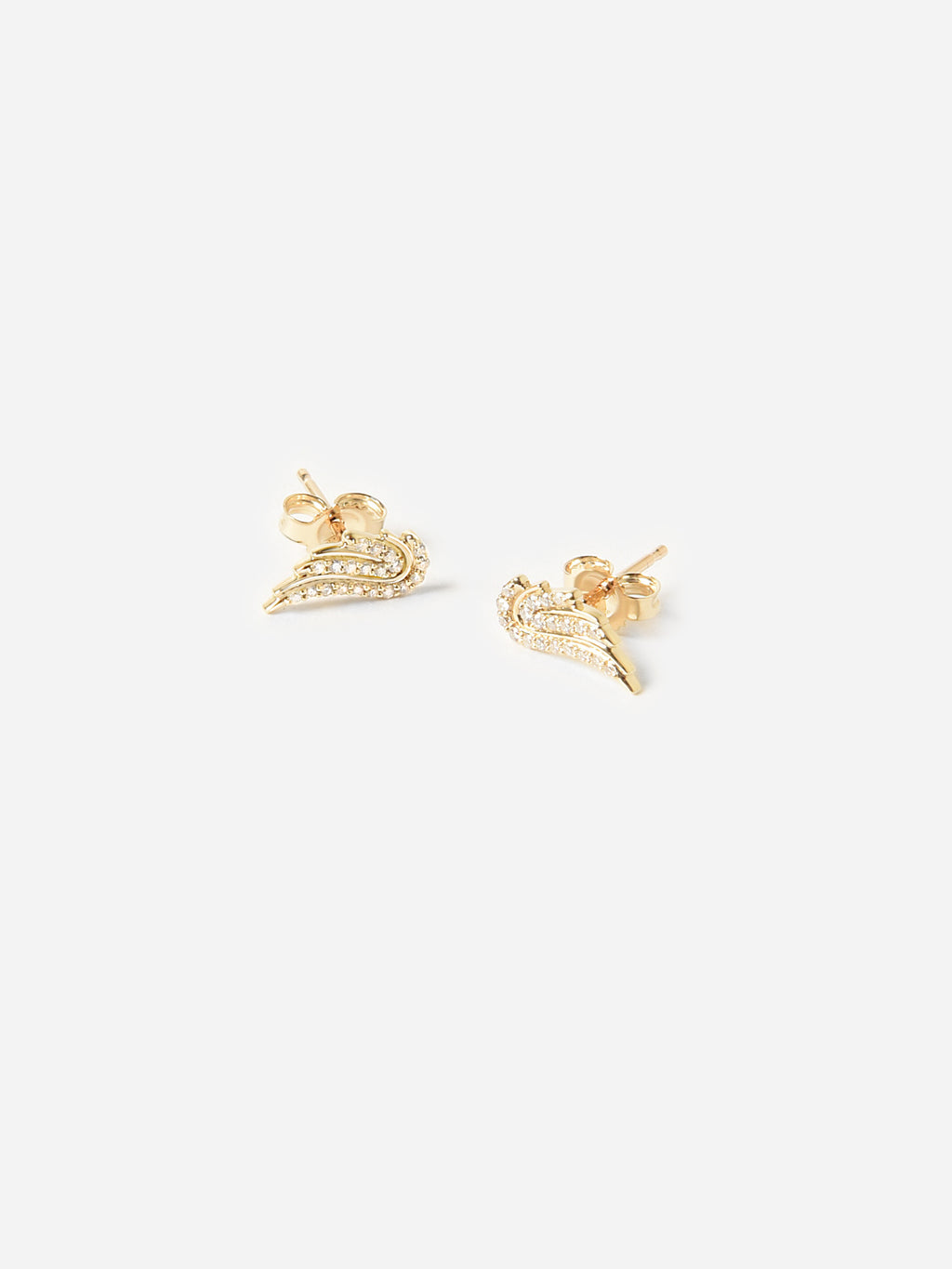 Adina Reyter Pavé Wing Earrings - Saint Bernard